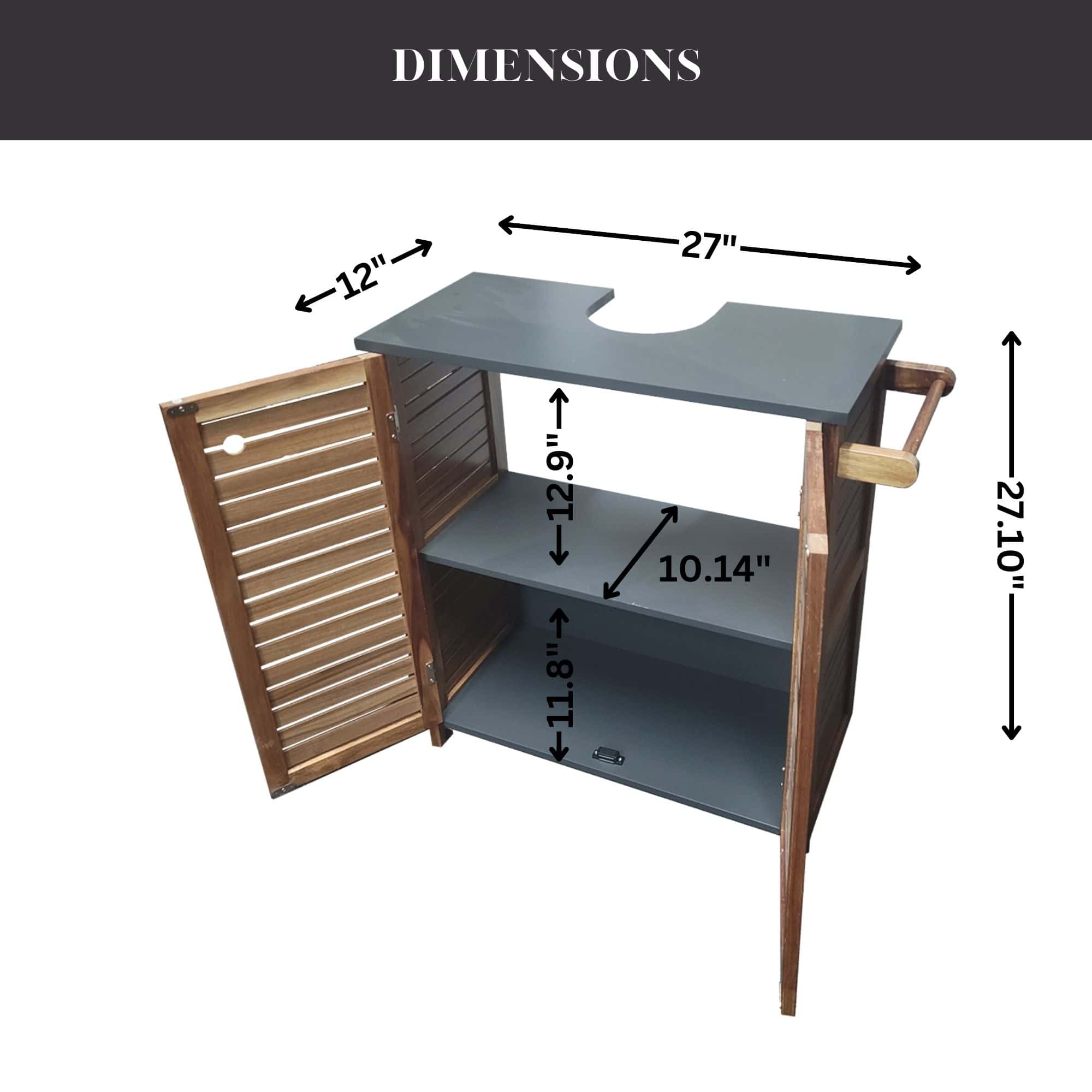 evideco-elements-meuble-sous-lavabo-marron-gris-2-portes image 5