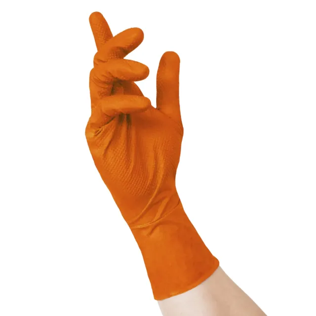 dstock60-sensi-plus-gants-nitrile-orange-xl-bo-te-50-diamant image 1