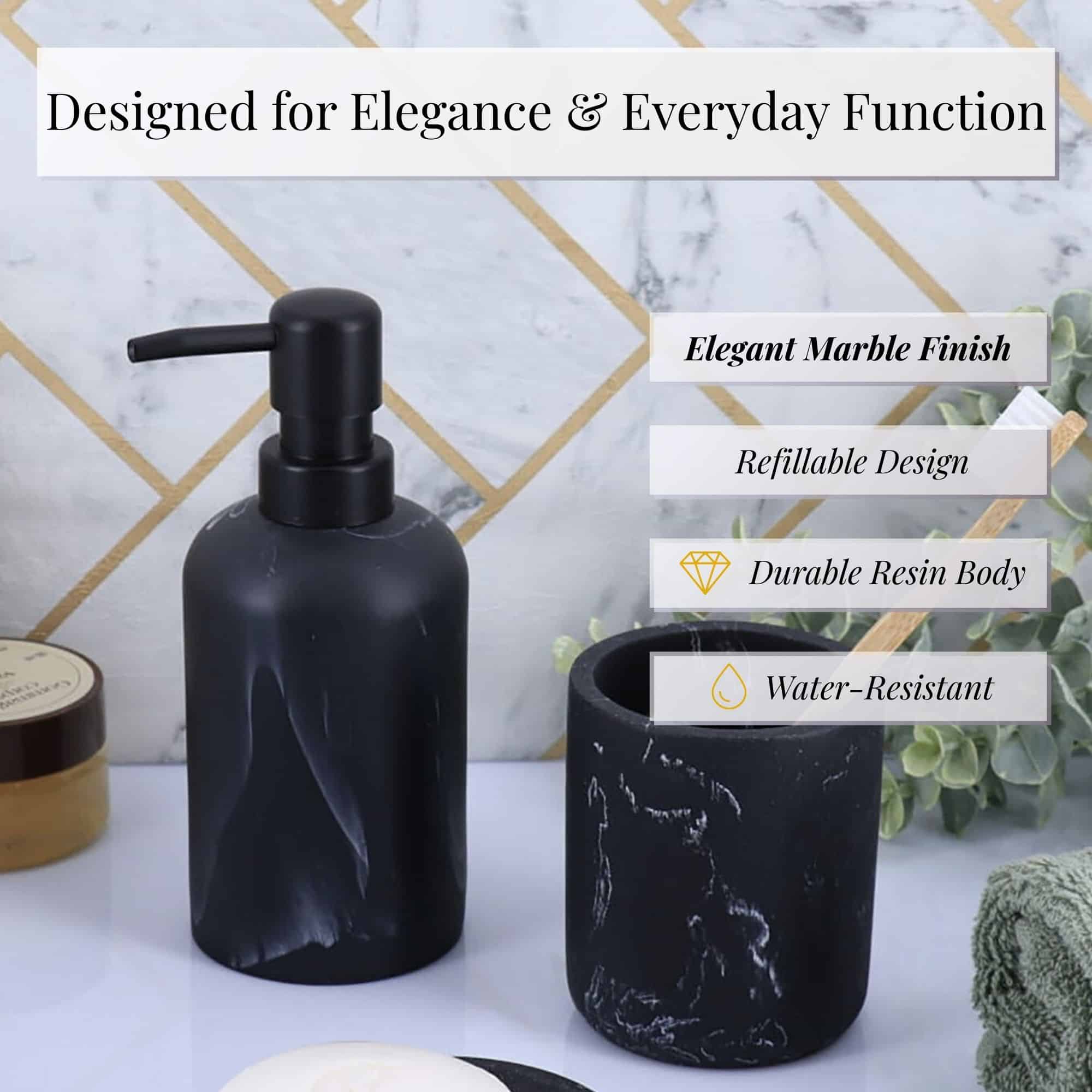 evideco-bathroom-accessories-distributeur-savon-r-sine-marbre-noir-10oz image 5