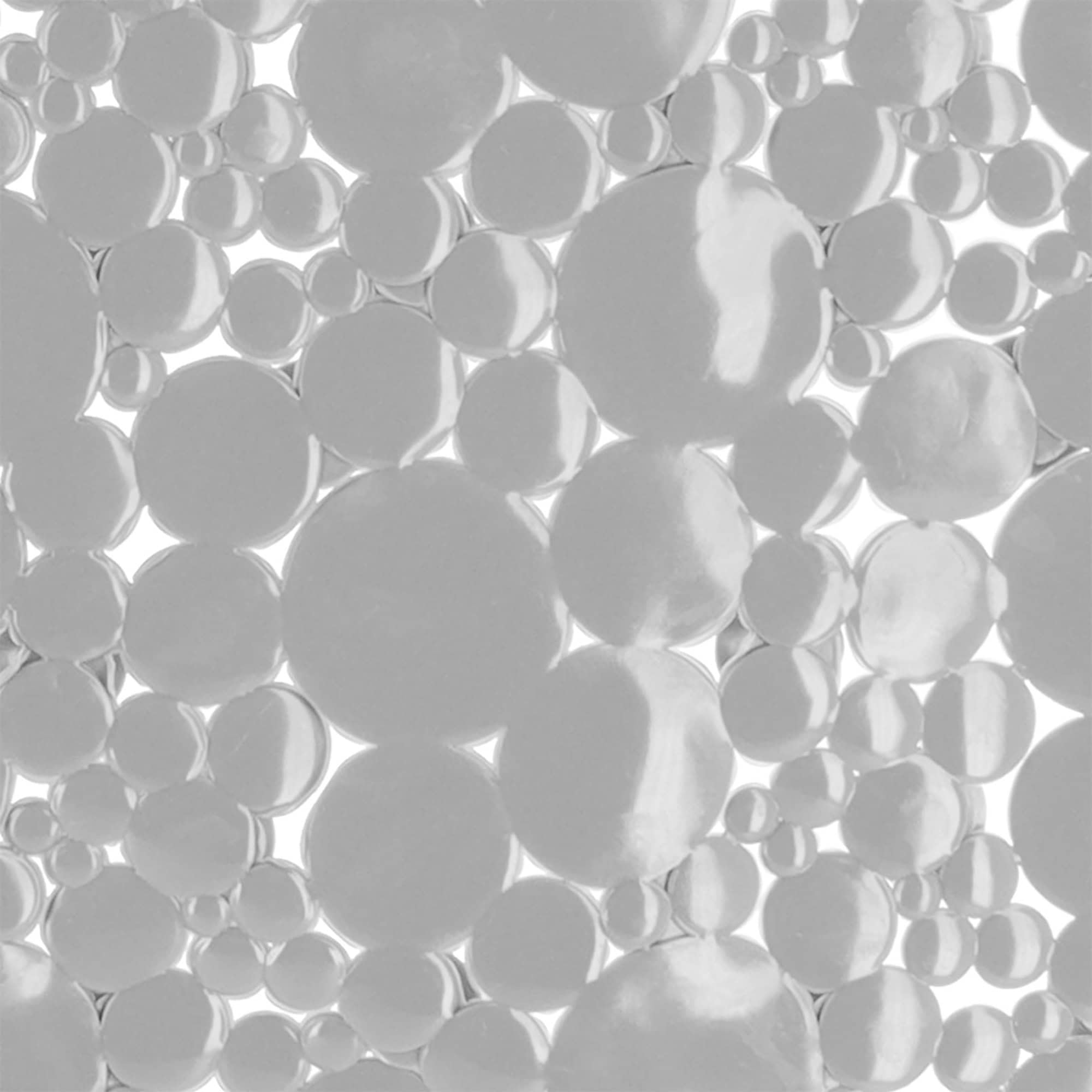 evideco-bubbles-tapis-douche-carr-gris-perle-50x50-cm-pvc image 5