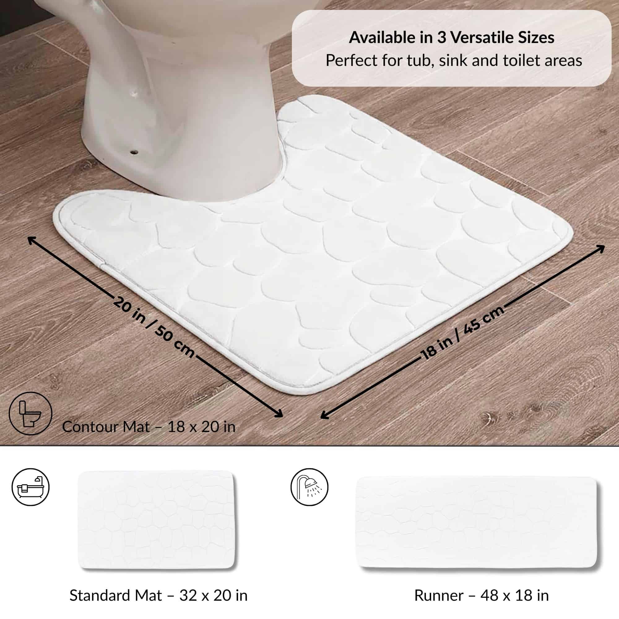 evideco-tapis-contour-wc-mousse-m-moire-blanc-galets-18x20 image 5
