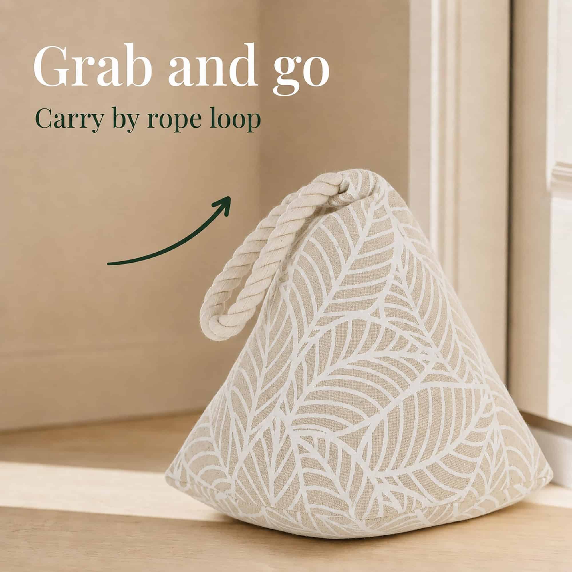 evideco-home-accessories-cale-porte-tissu-blanc-motif-jungle-1-kg image 2