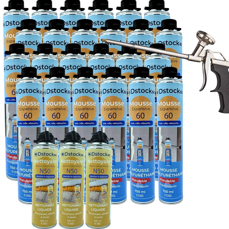 dstock60-mousse-expansive-24x750-ml-pistolet-3-nettoyants image 1