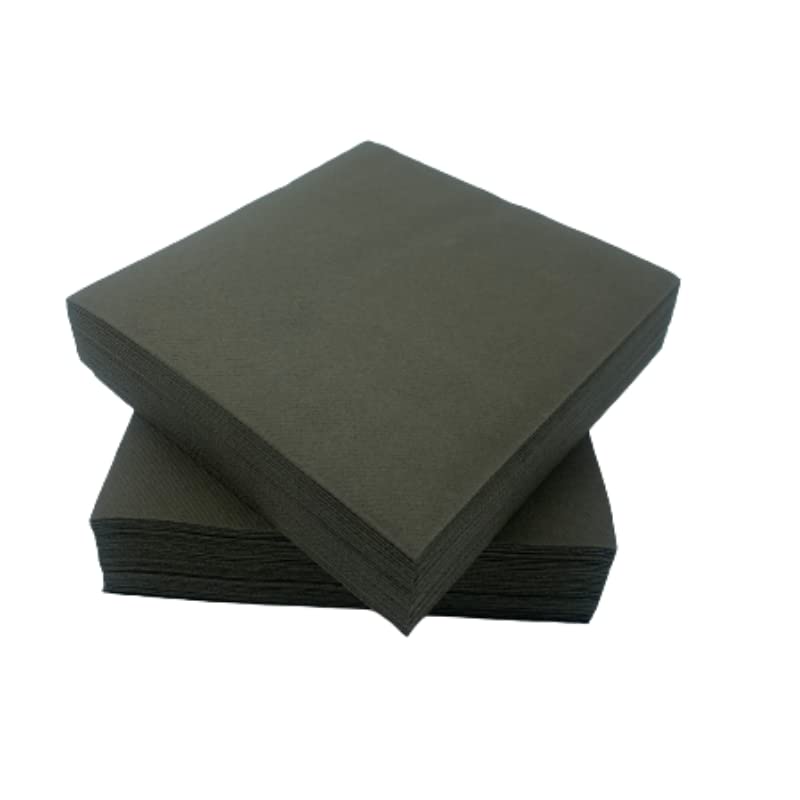serviettes-airlaid-papier-choco-40x40-cm-lot-50-aspect-tissu image 2