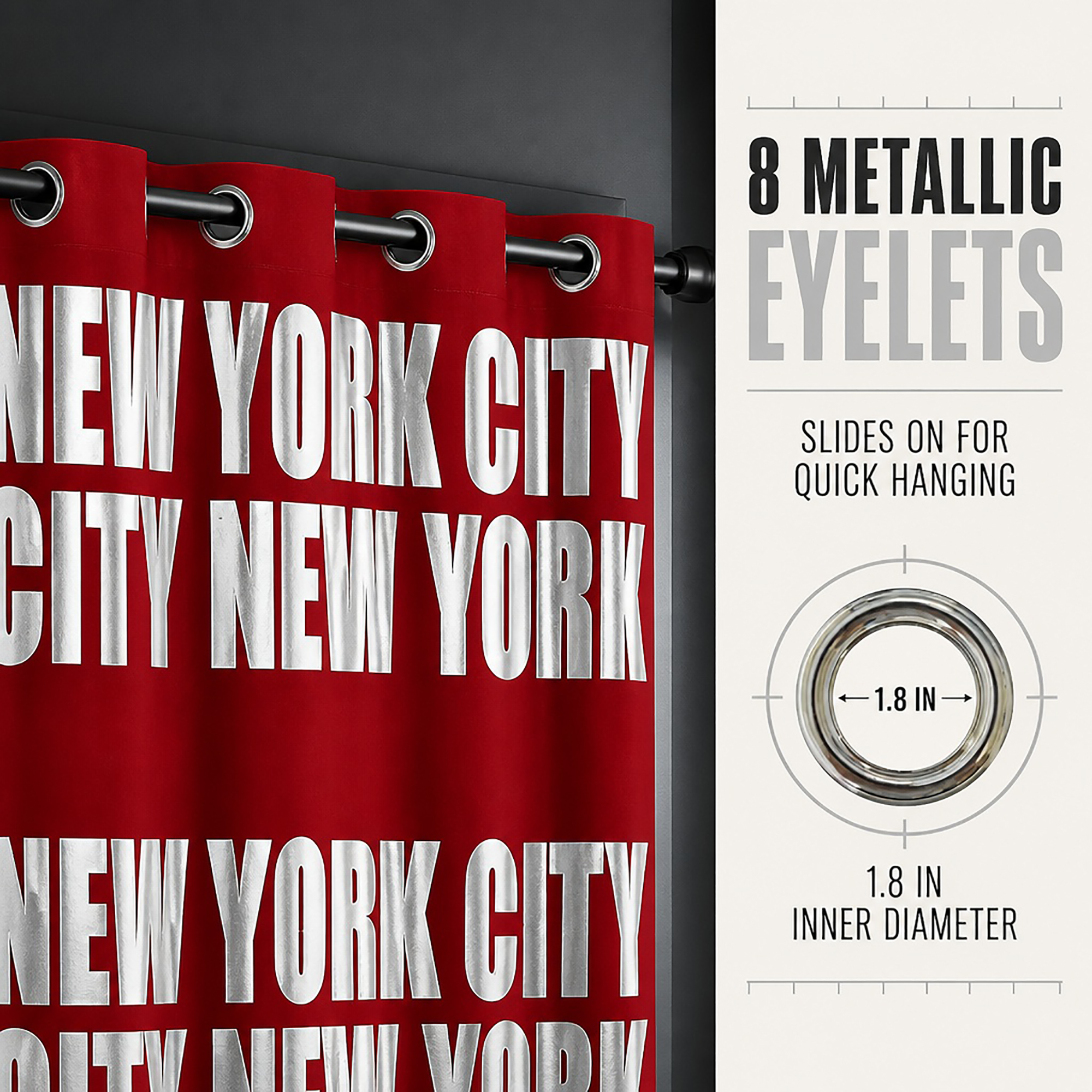 evideco-home-accessories-rideau-occultant-new-york-rouge-260x140 image 6