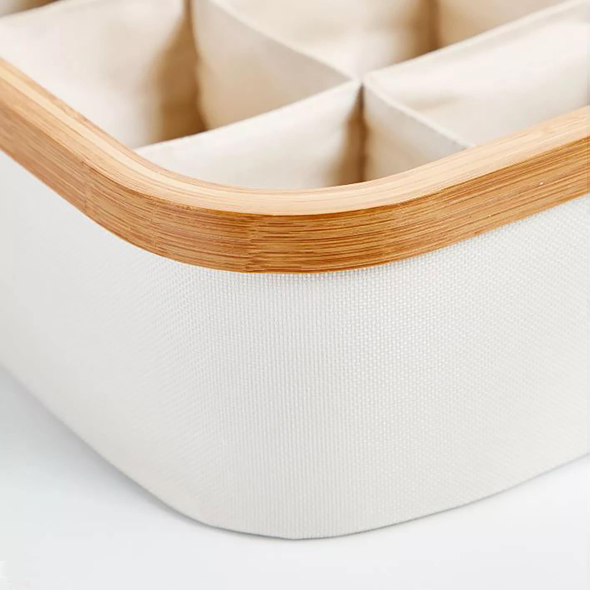 evideco-panier-rangement-cru-pliable-9-cases-bambou image 7