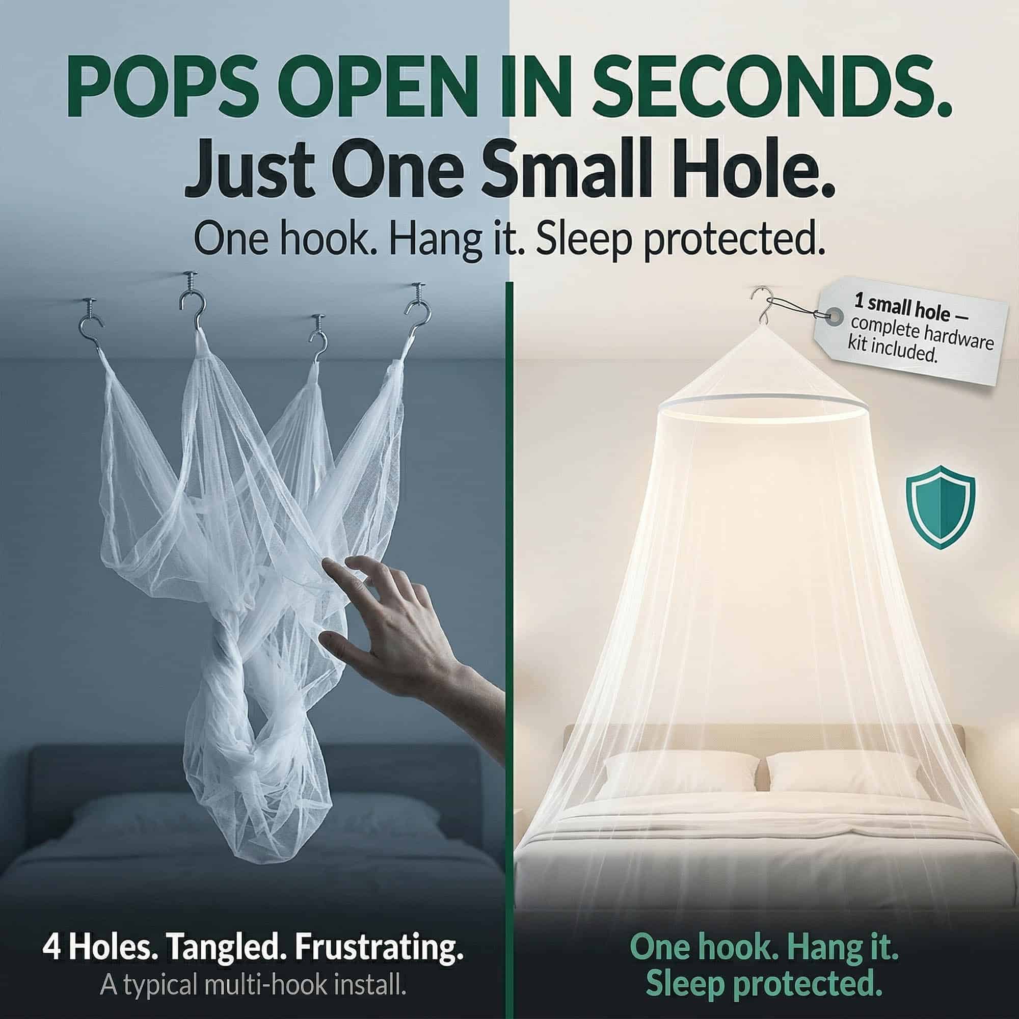 evideco-home-accessories-moustiquaire-lit-d-me-blanche-pop-up image 6