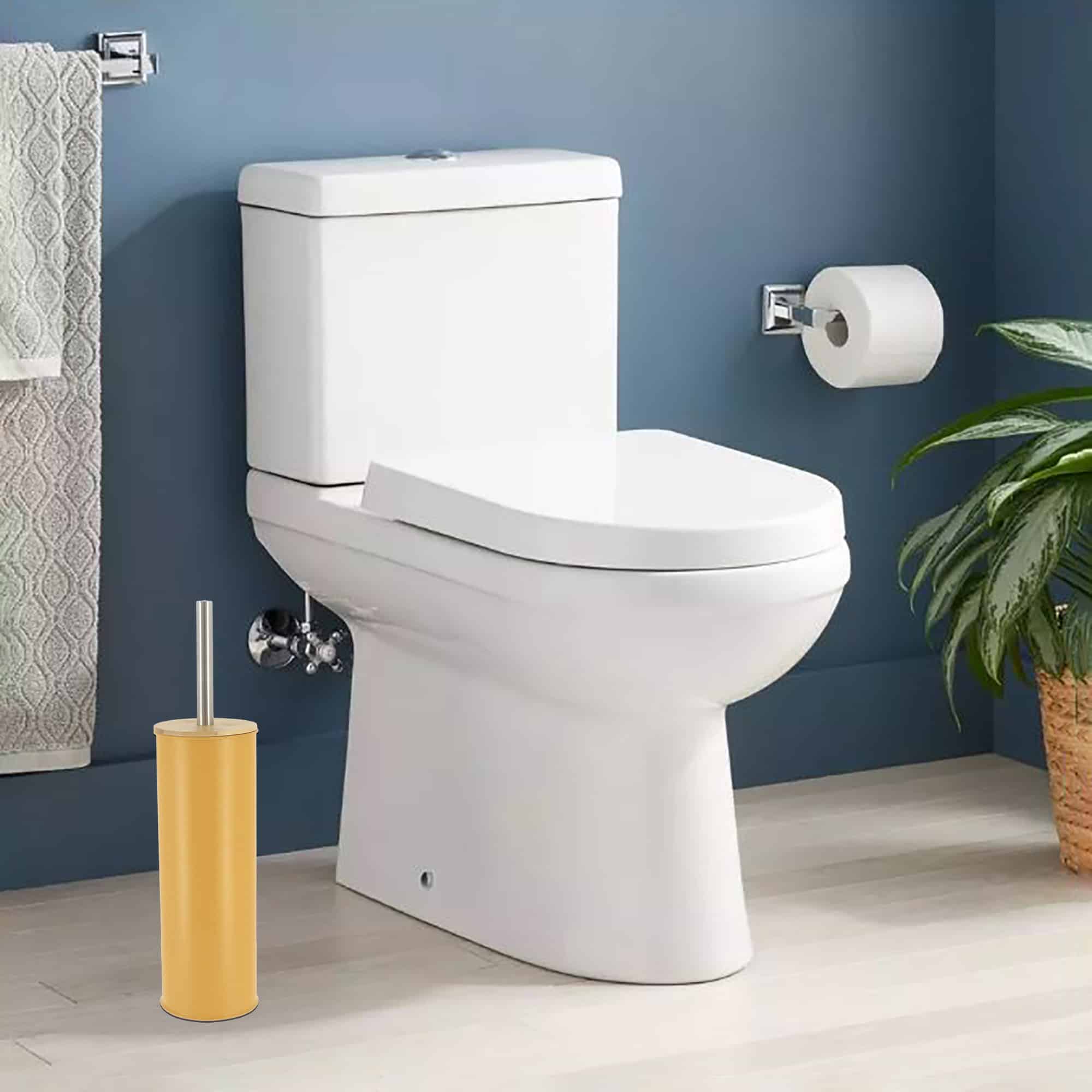 evideco-brosse-wc-m-tal-jaune-moutarde-couvercle-bambou image 2
