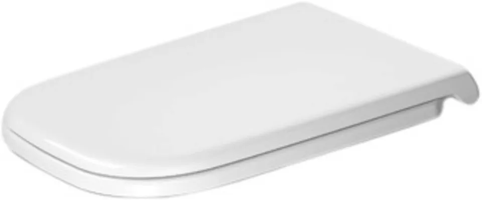 duravit-d-code-abattant-wc-blanc-inox-sans-frein-de-chute image 1
