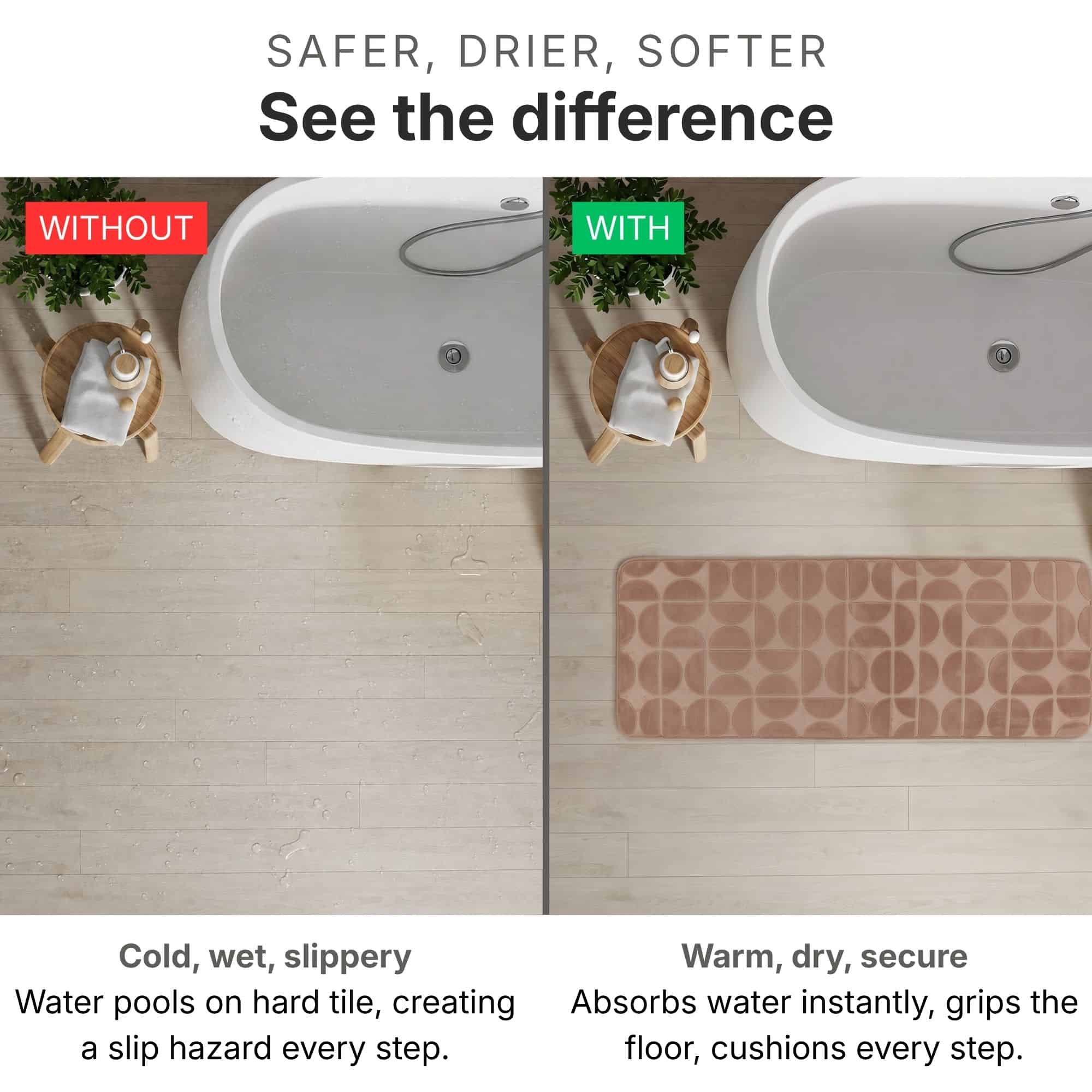 evideco-demi-lune-tapis-de-bain-caramel-45x120-cm-mousse image 5