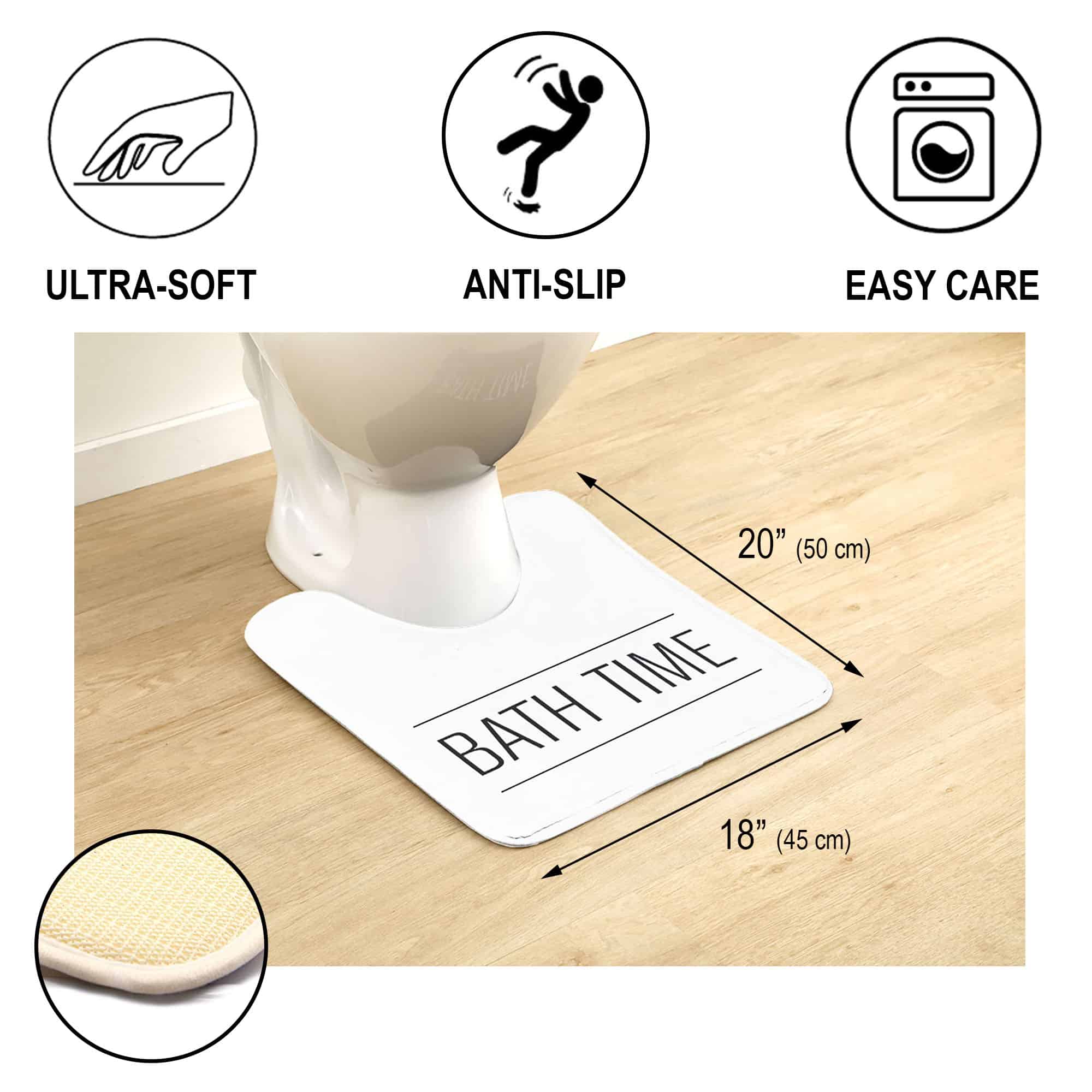 evideco-tapis-wc-contour-microfibre-blanc-bath-time-20x18 image 3