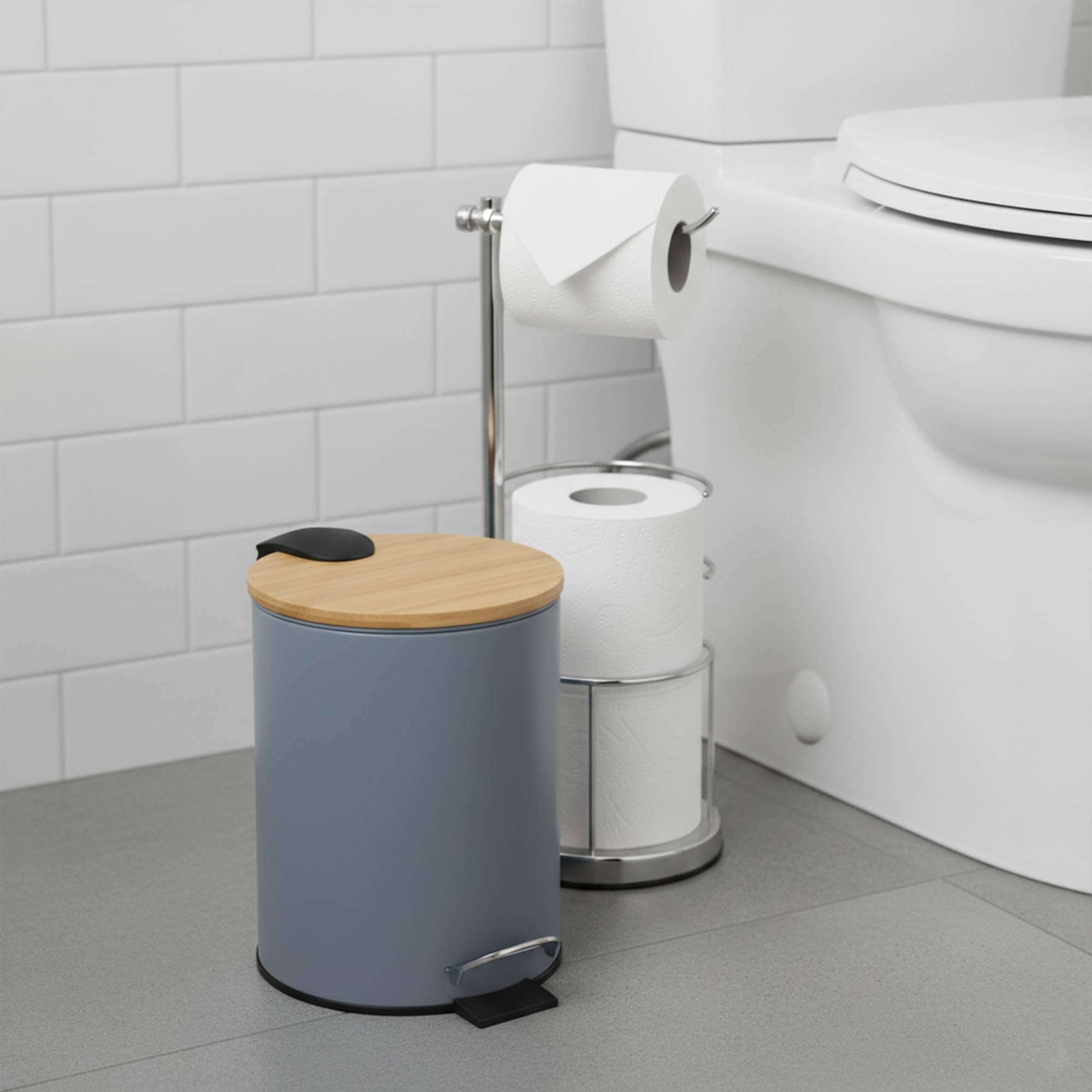 evideco-poubelle-salle-de-bain-grise-bambou-p-dale-2-5-l image 1