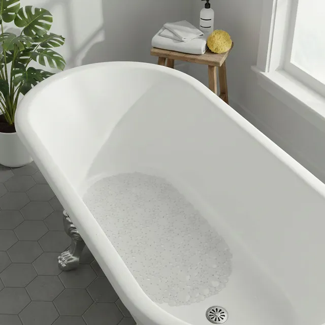 evideco-shower-accessories-tapis-baignoire-bulle-28x15-transp image 1