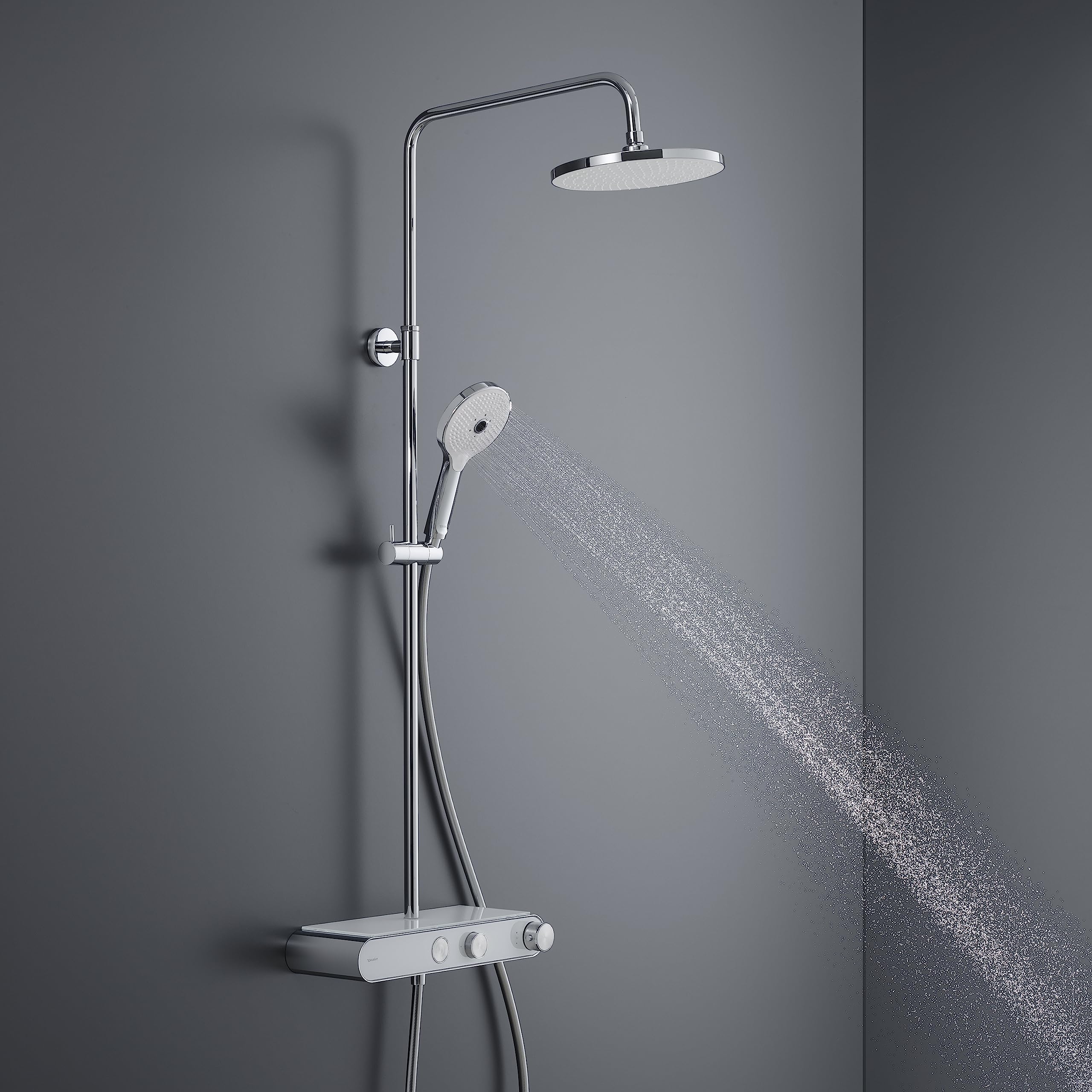 duravit-thermostatique-colonne-douche-chrome-blanc image 7