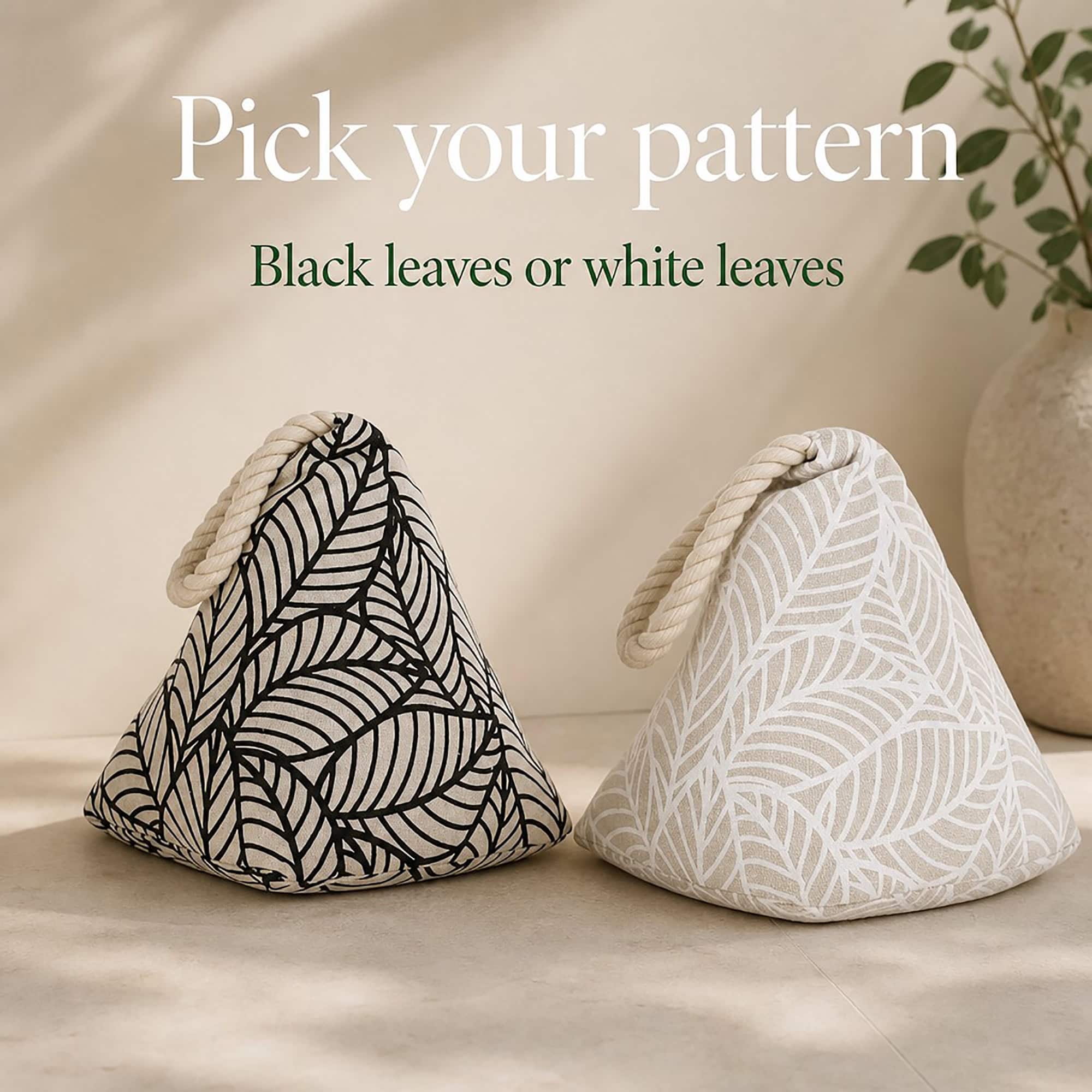 evideco-home-accessories-cale-porte-sac-jungle-noir-coton image 8