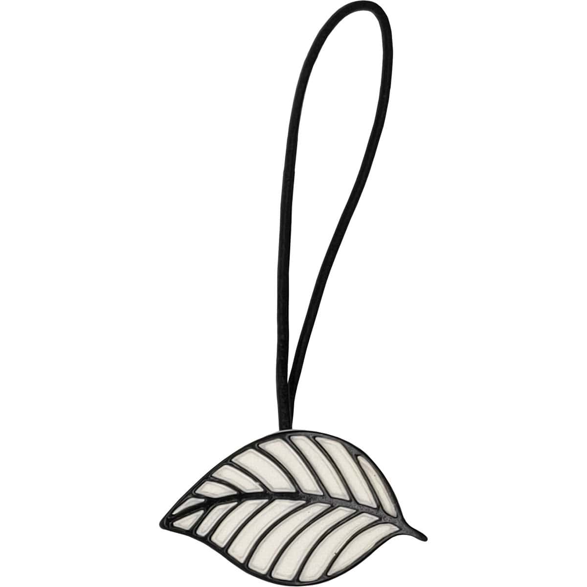 evideco-embrasse-rideau-magn-tique-blanc-feuille-r-sine image 1