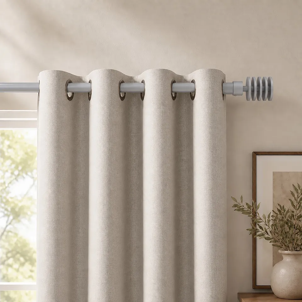 evideco-tringle-rideau-extensible-grise-127-208-cm image 1