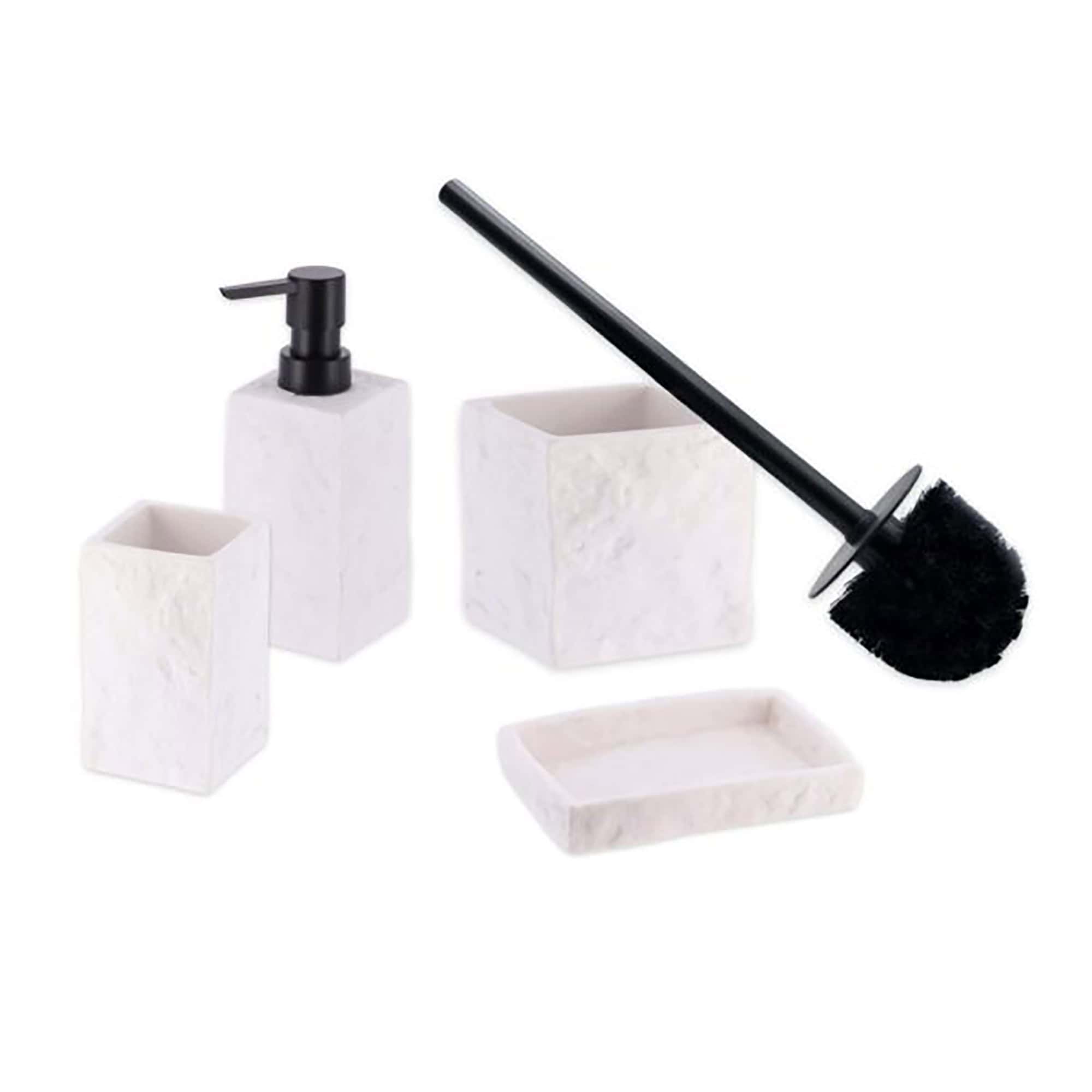 evideco-stone-set-salle-de-bain-blanc-effet-pierre-4-pi-ces image 6