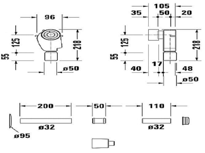 duravit-architec-0050441000-siphon-lavabo-encastr image 4