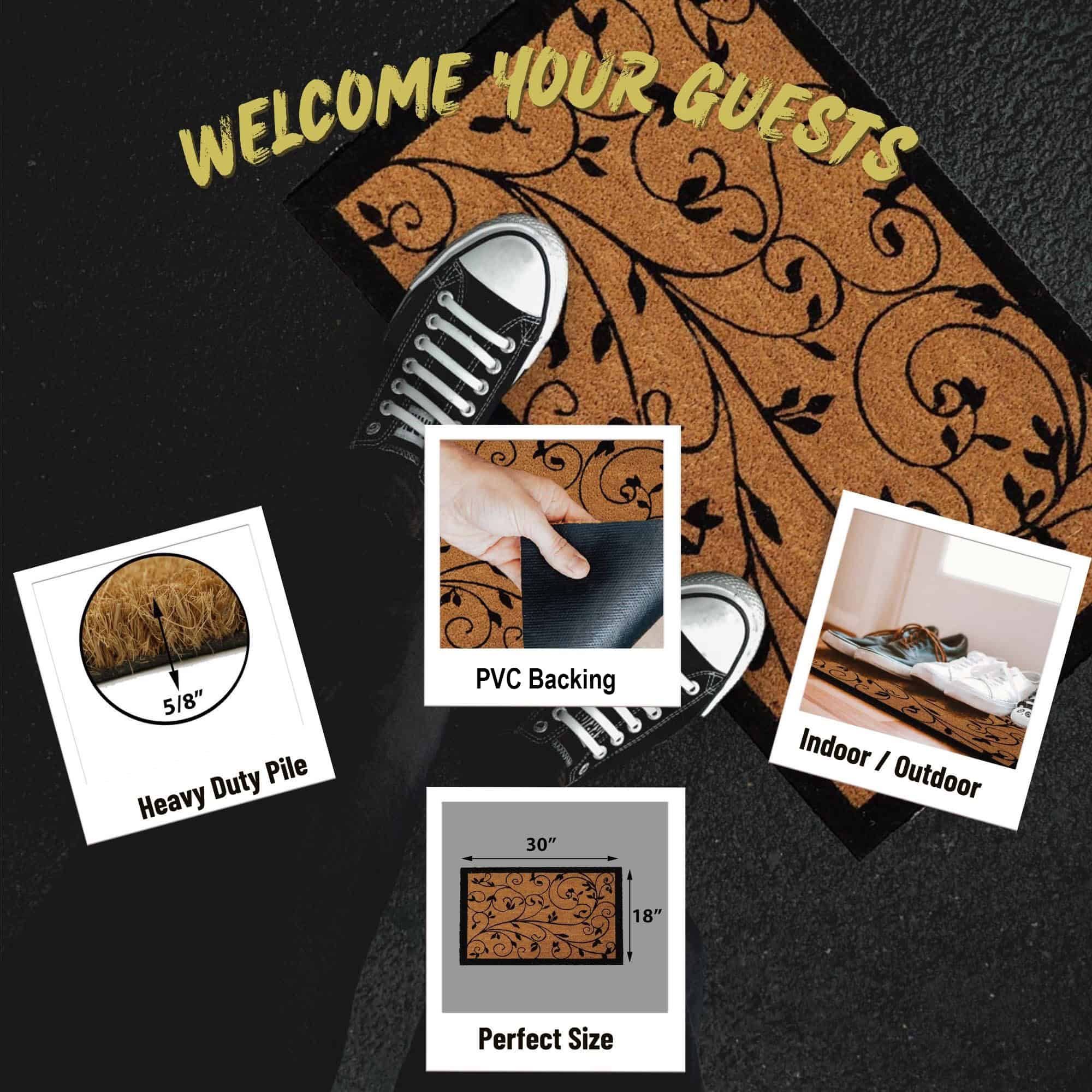 evideco-home-accessories-paillasson-coco-liane-30x18-pouces image 4