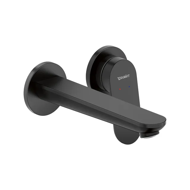 duravit-wave-wa1070004046-mitigeur-lavabo-mural-noir-mat image 1