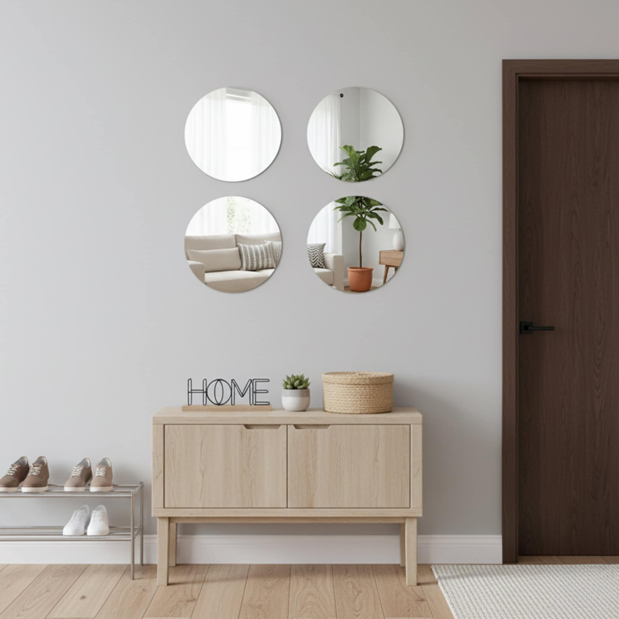 evideco-bathroom-accessories-miroir-adh-sif-rond-lot-4 image 2