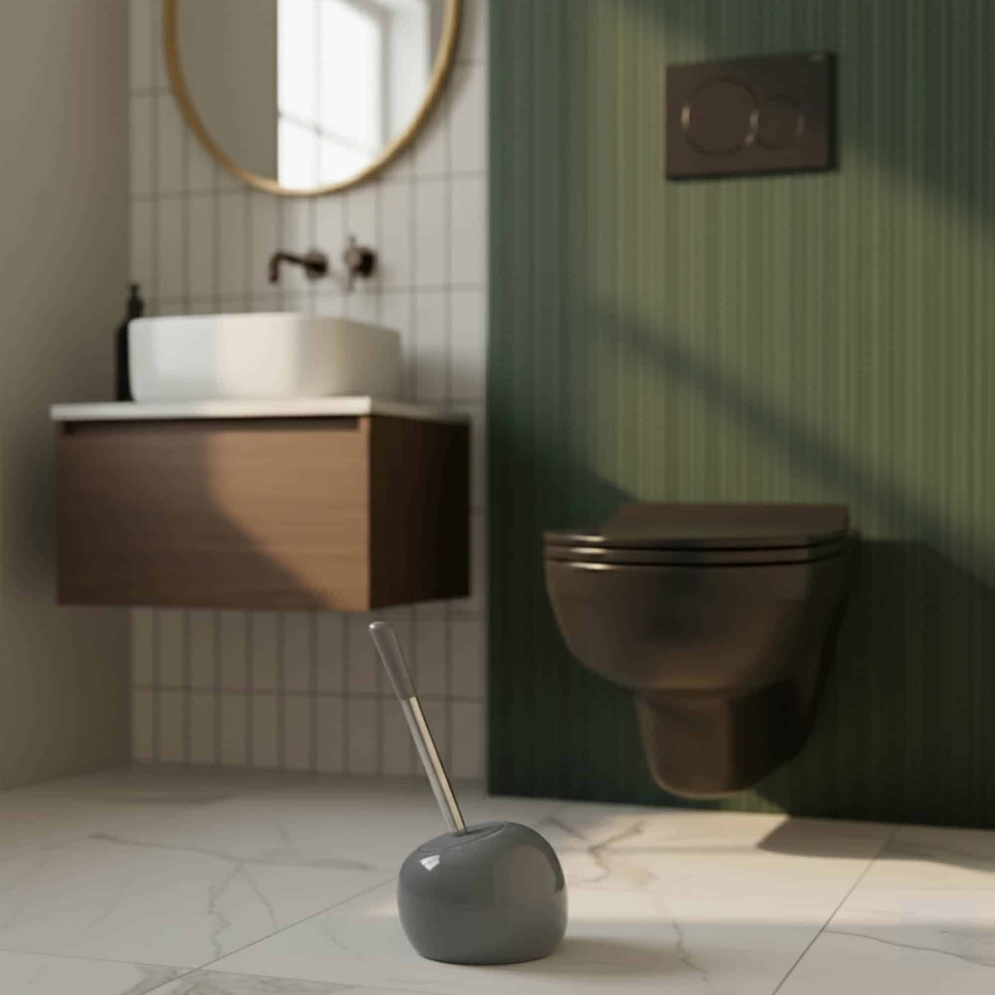 evideco-pise-brosse-wc-grise-autoportante-avec-support image 3