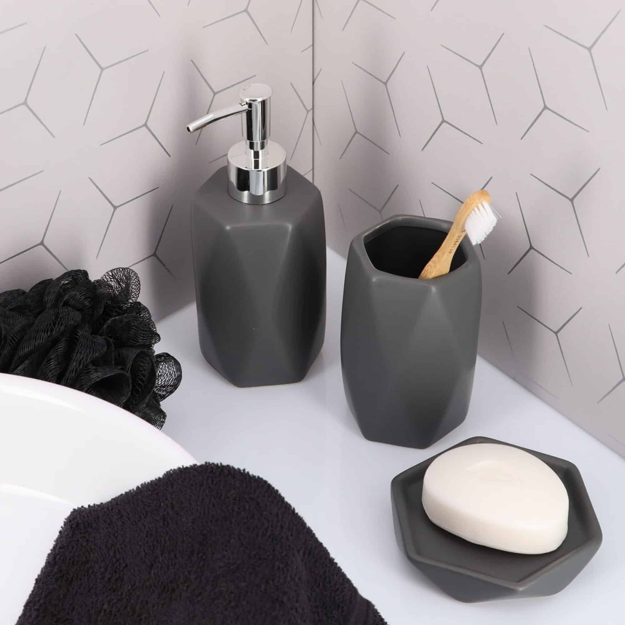 evideco-diamond-distributeur-savon-gris-lotion image 6