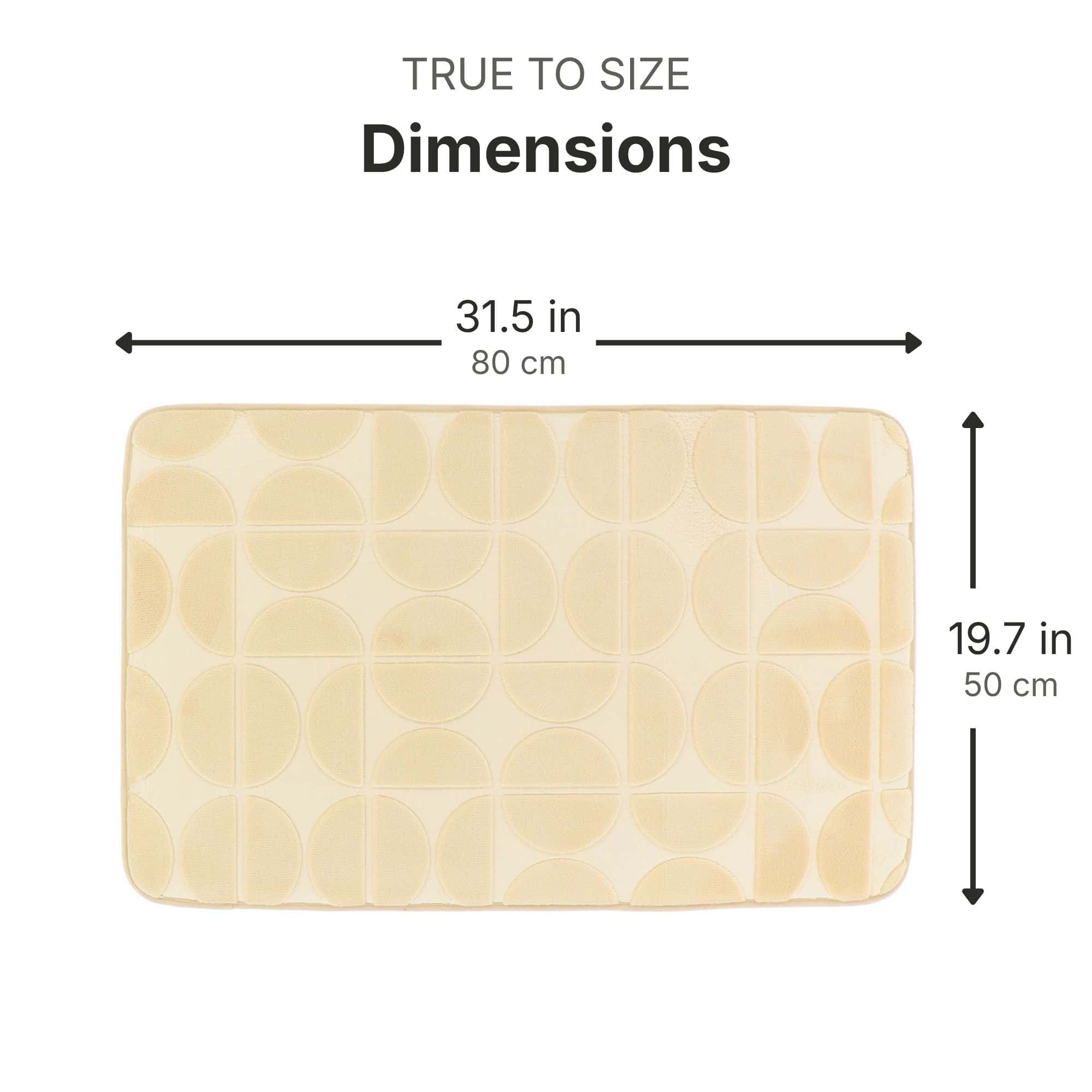 evideco-demi-lune-tapis-de-bain-cr-me-50x80-mousse-m-moire image 4