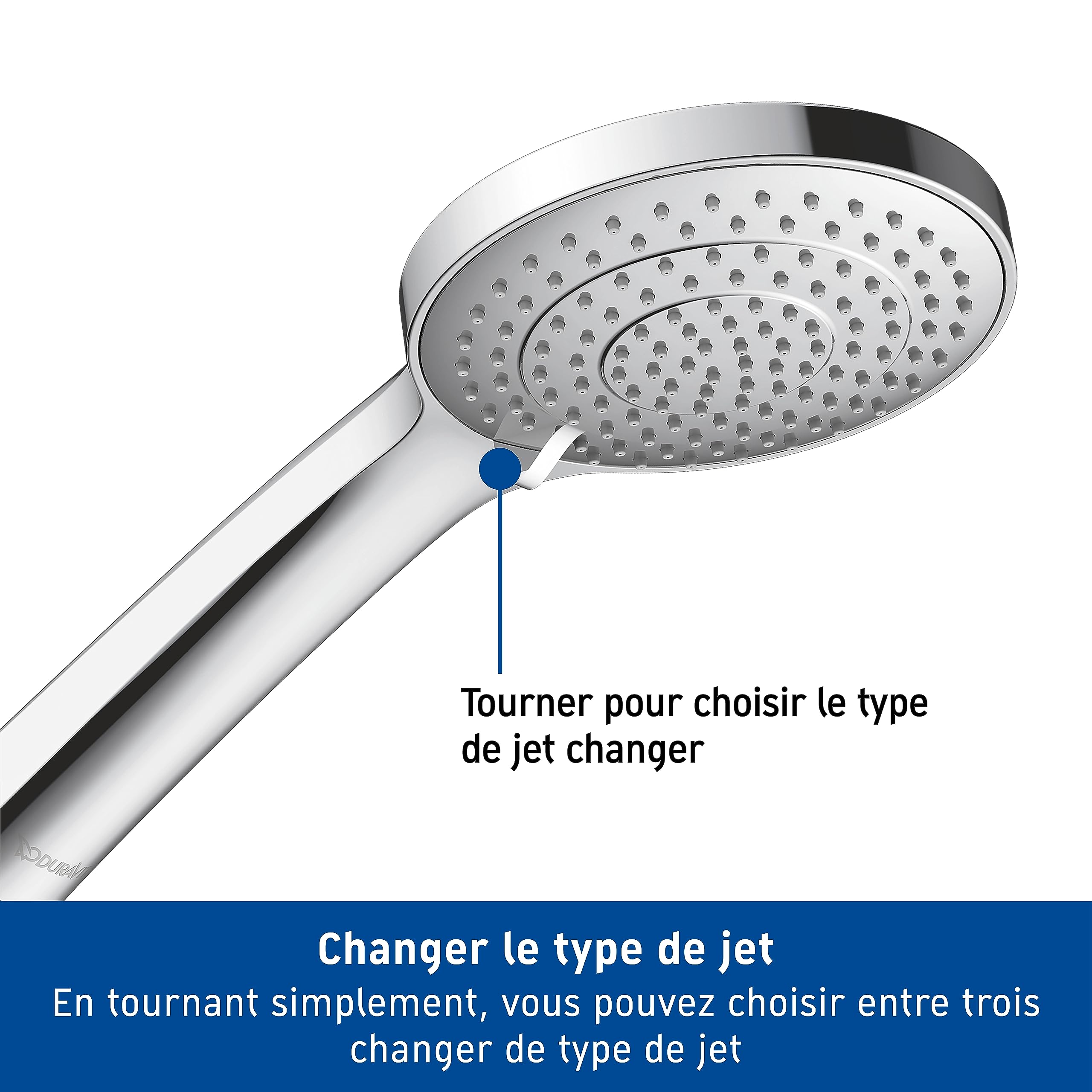 duravit-universal-douchette-ronde-110mm-chrom-conomie-d-eau image 4