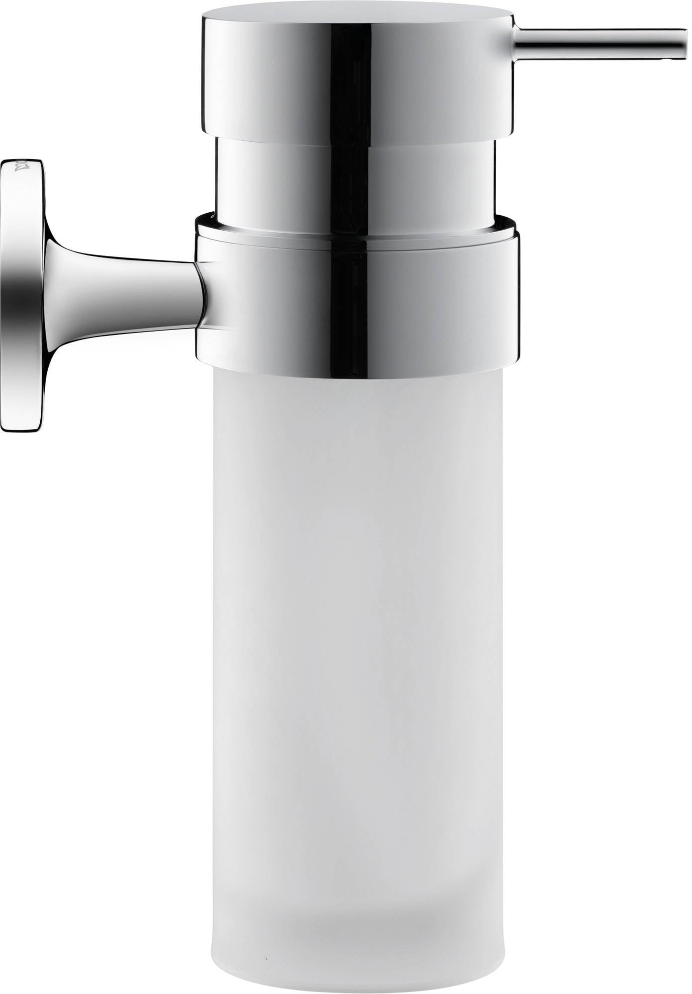 duravit-accessoires-distributeur-savon-mural-chrome-175-ml-verre image 1
