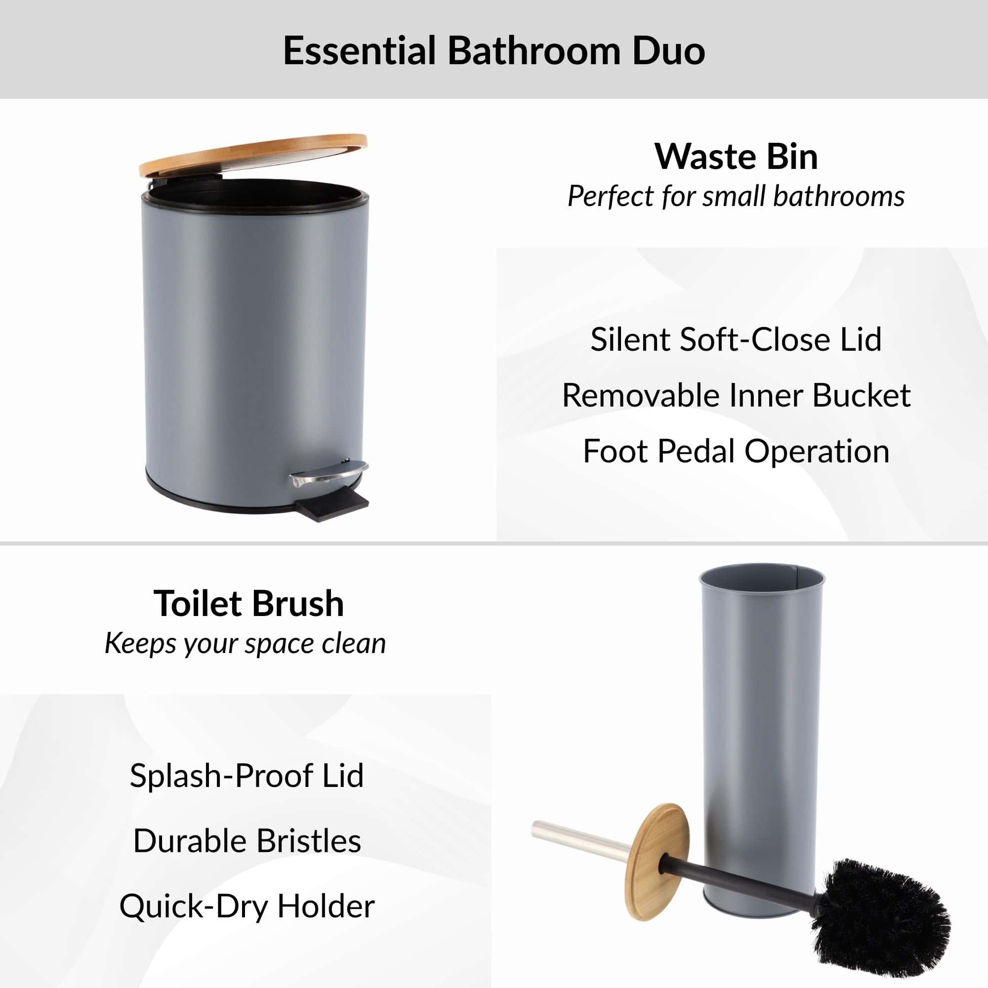 evideco-set-salle-de-bain-gris-bambou-poubelle-brosse-wc image 3