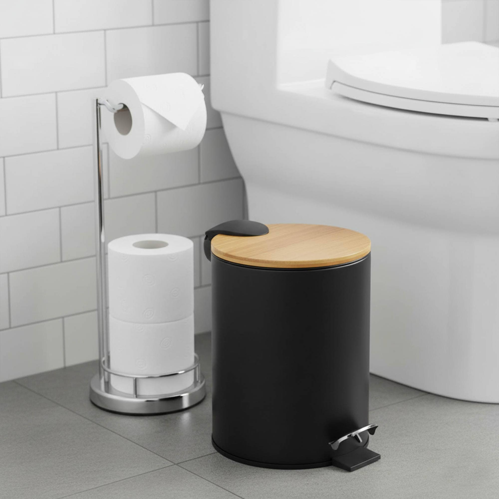 evideco-poubelle-salle-de-bain-noire-bambou-p-dale-2-5-l image 1