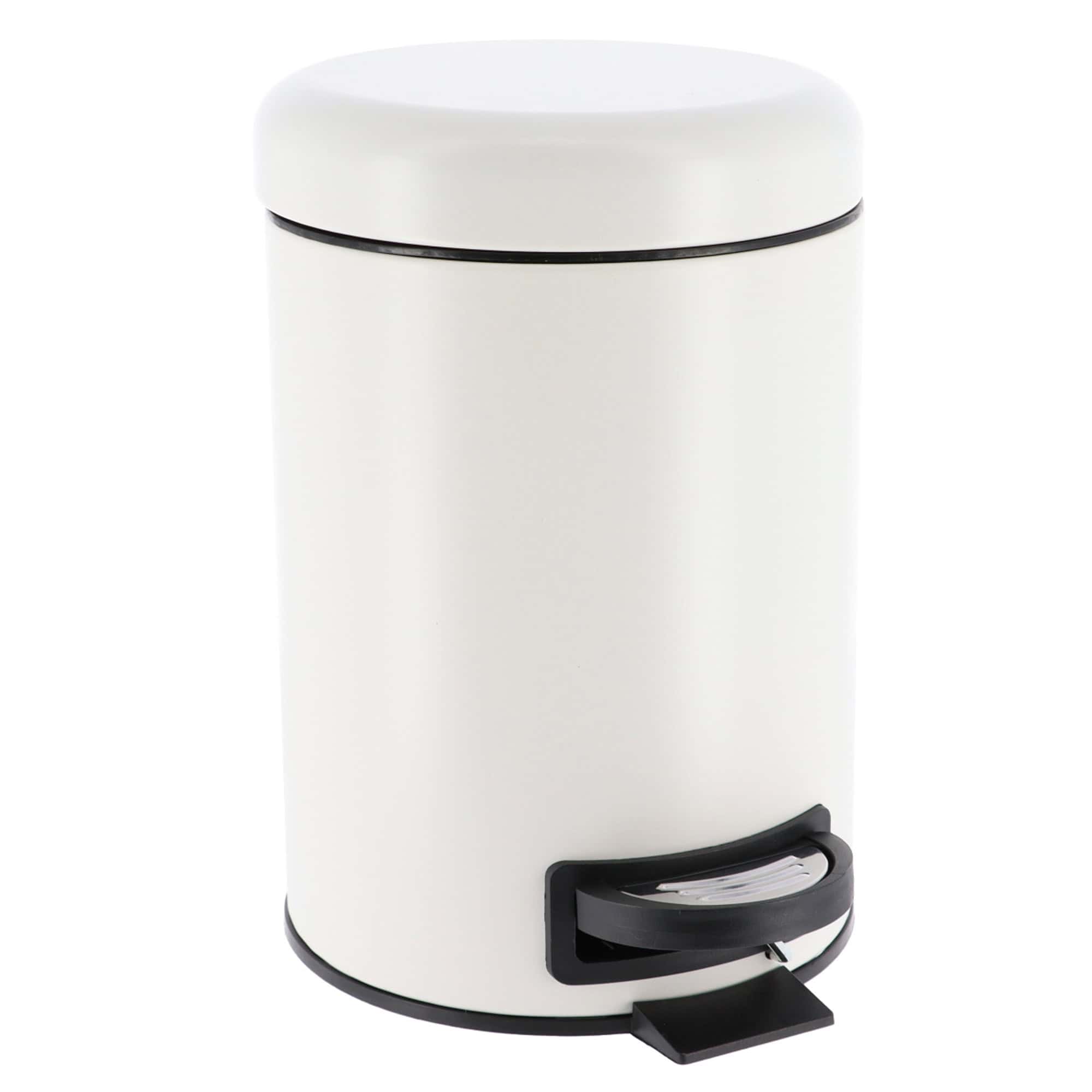 evideco-poubelle-salle-de-bain-m-tal-blanc-3-litres image 6