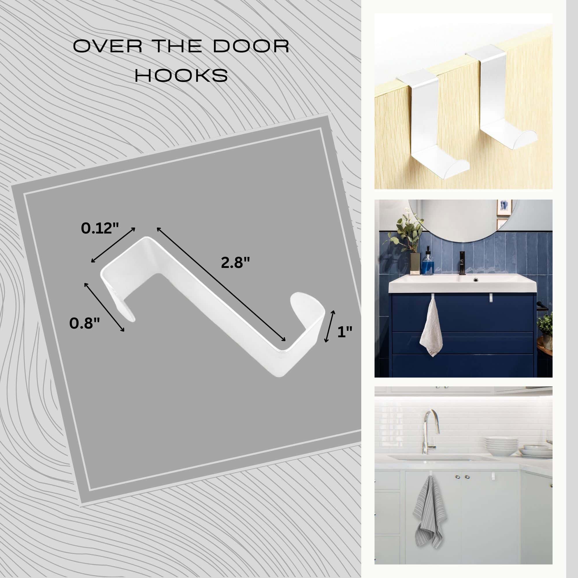 evideco-crochet-dessus-de-porte-blanc-m-tal-lot-de-2 image 3
