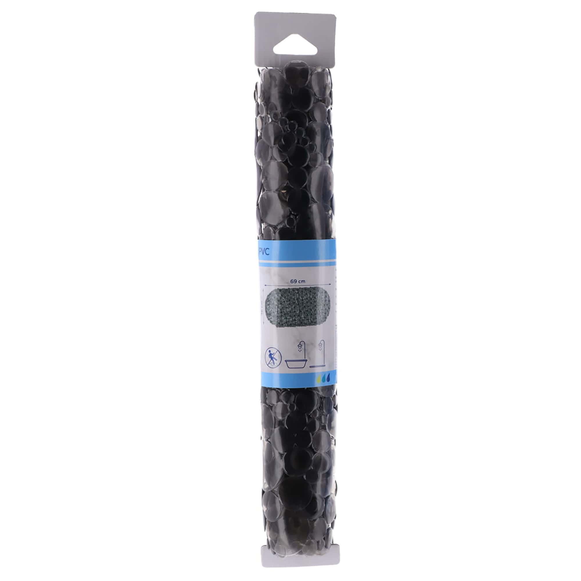 evideco-tapis-de-baignoire-antid-rapant-gris-bulles-oval image 6