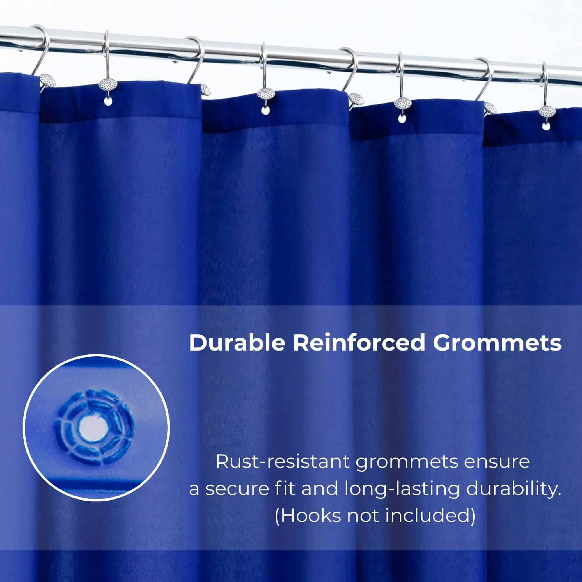 evideco-shower-accessories-rideau-douche-bleu-marine-71x79-peva image 4