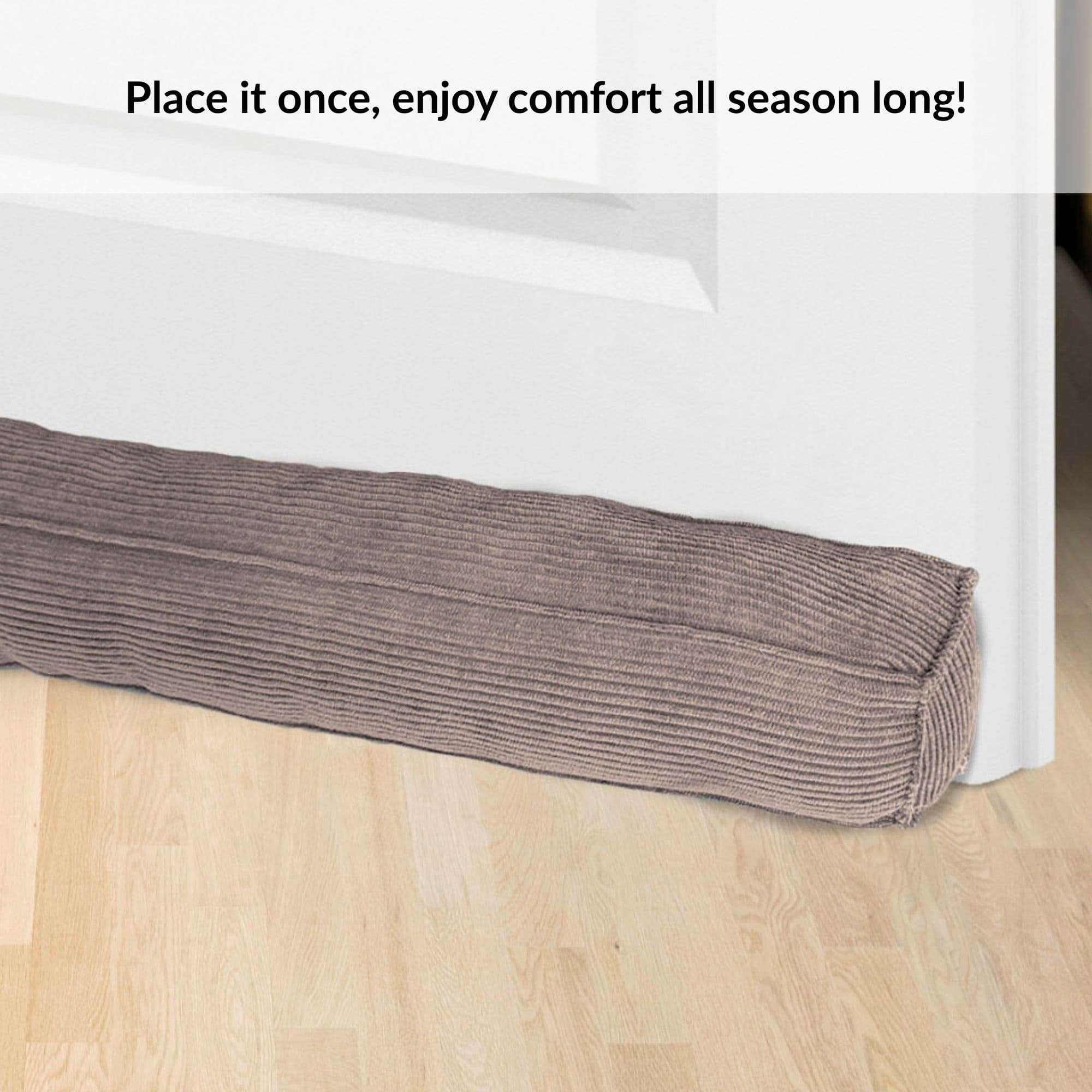 evideco-home-accessories-boudin-de-porte-velours-81-cm-taupe-mist-anti-froid image 4