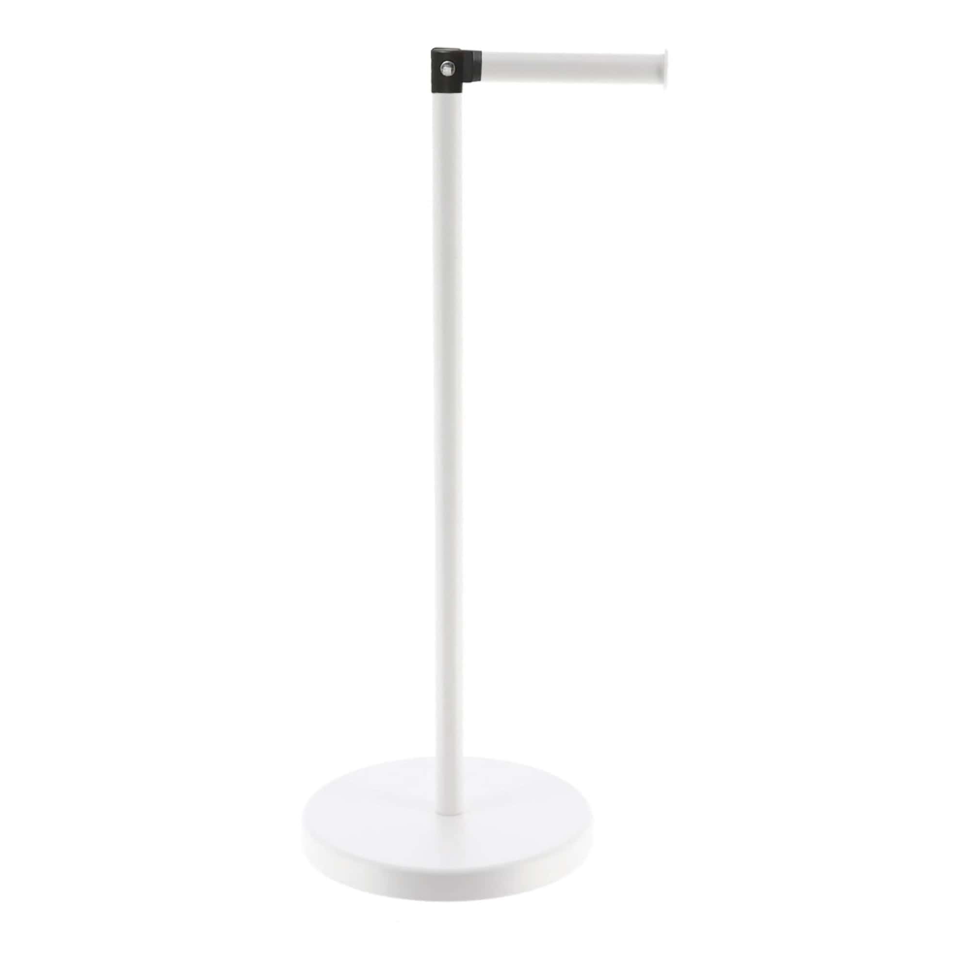 evideco-porte-papier-toilette-blanc-bras-pliable-avec-r-serve-m-tal image 6