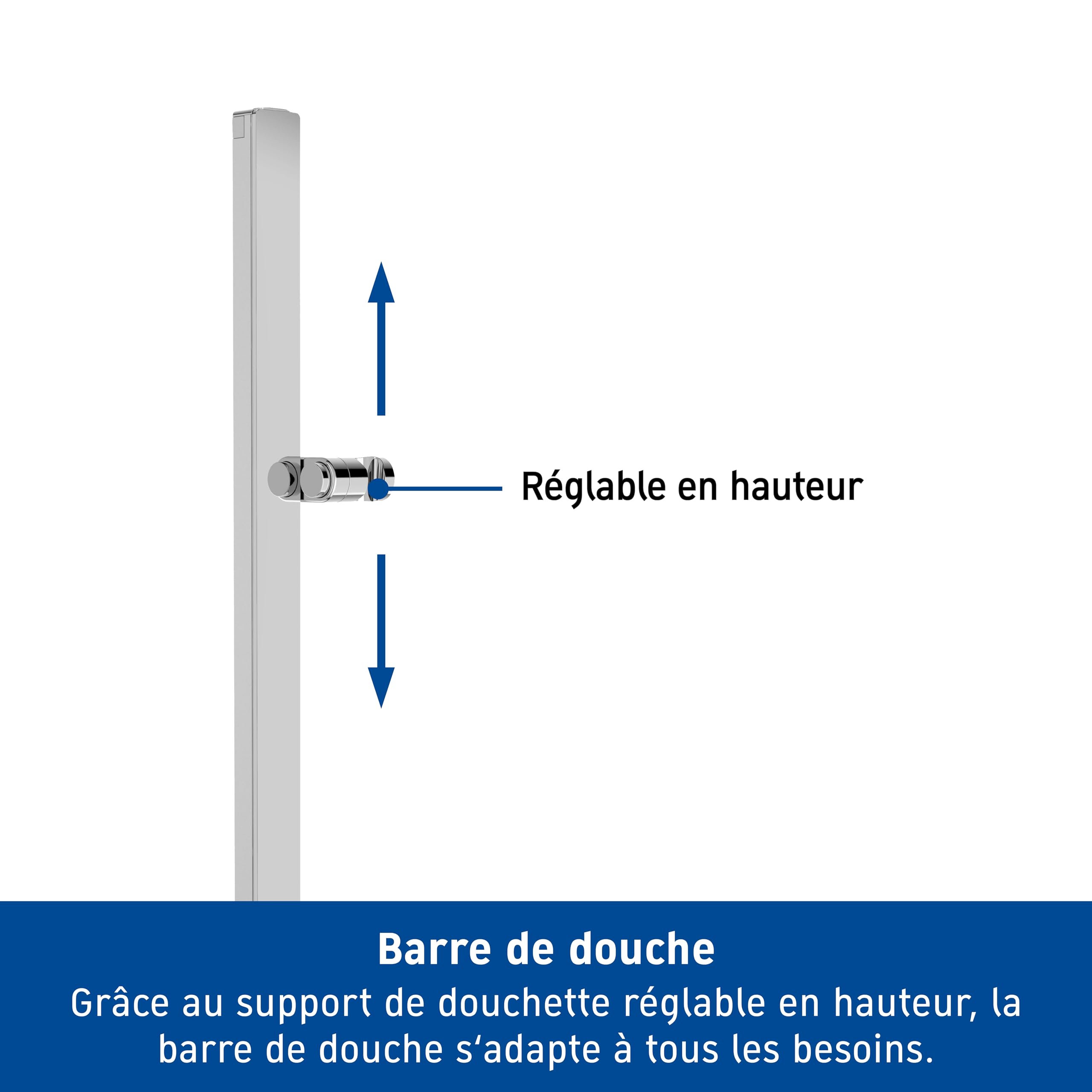 duravit-universal-barre-douche-810mm-chrom image 2