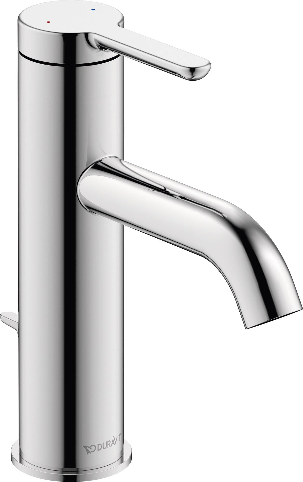 duravit-c-1-c11020001010-mitigeur-lavabo-m-chrome-113-mm-vidage image 1