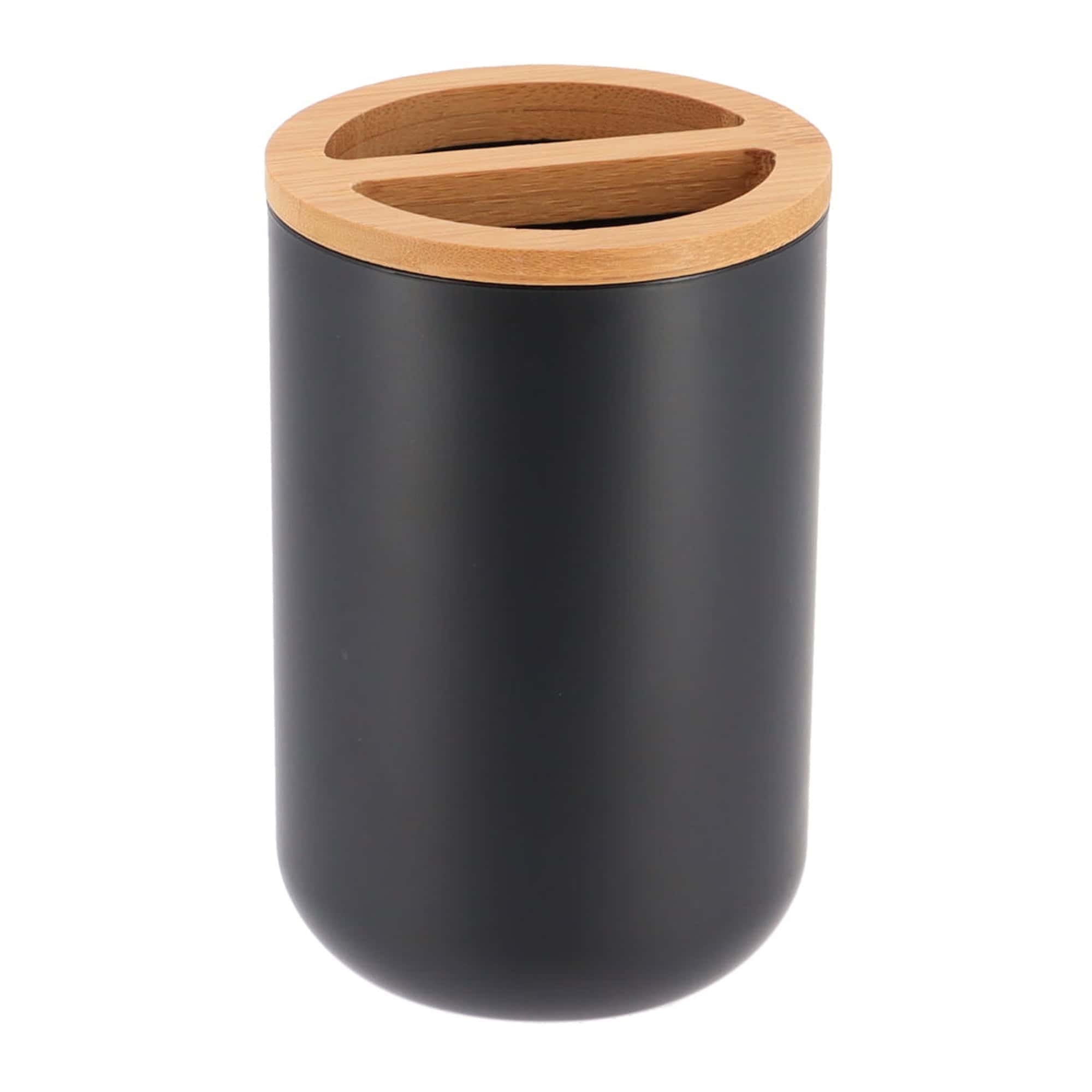 evideco-padang-porte-brosse-dents-noir-bambou image 7