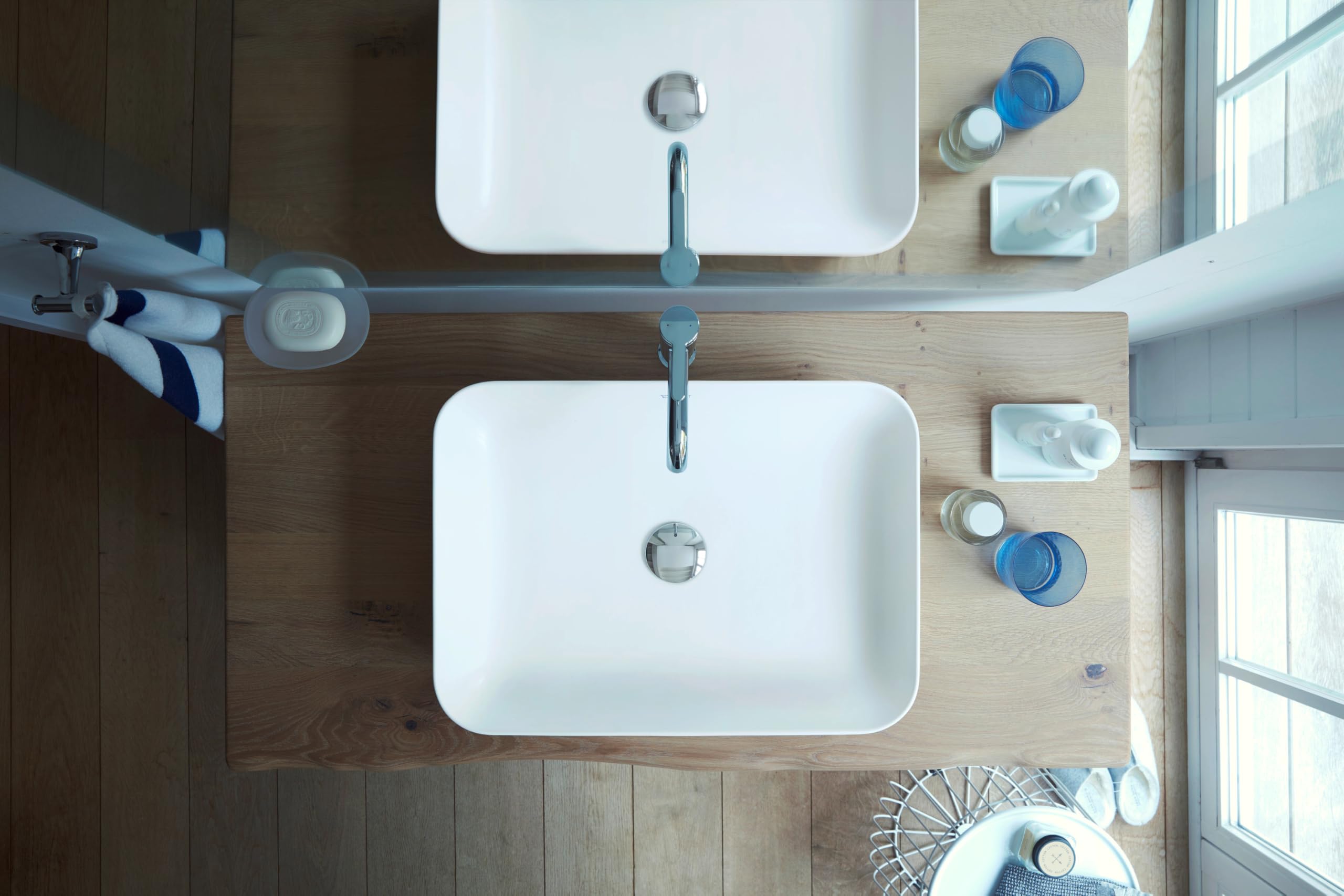 duravit-starck-t-009930-crochet-double-porte-serviettes-chrome image 4