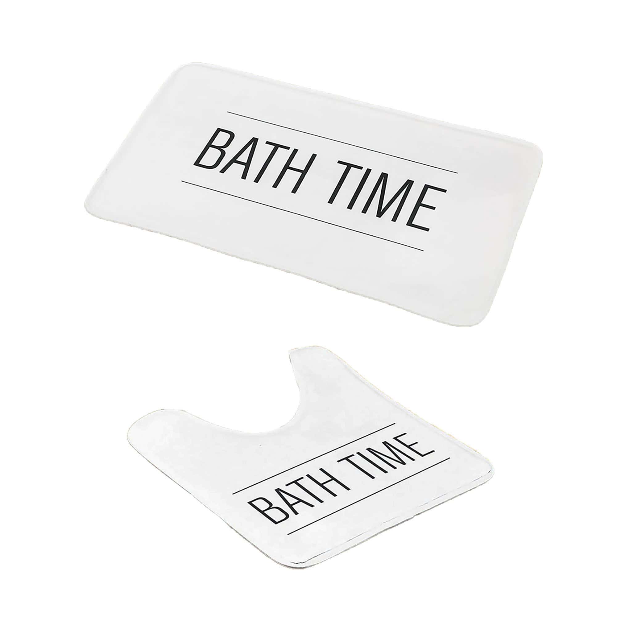 evideco-bath-time-tapis-de-bain-blanc-2-pi-ces-antid-rapant image 6