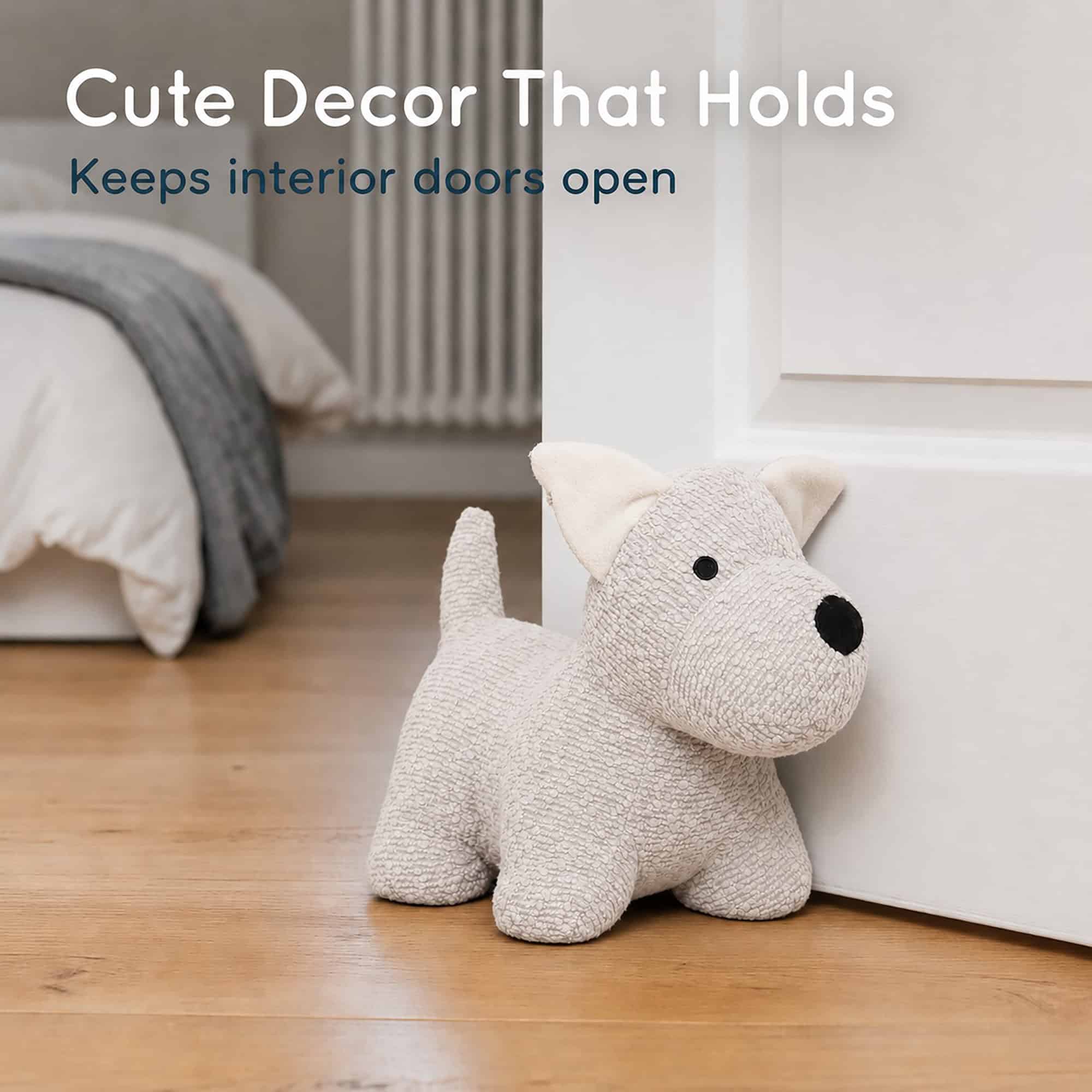 evideco-home-accessories-cale-porte-chien-cr-me-boucl-lest-e image 2