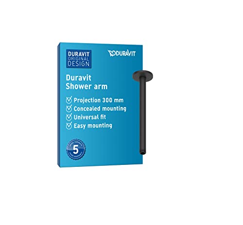 duravit-universal-bras-de-douche-plafond-300mm-noir-mat-rond image 7