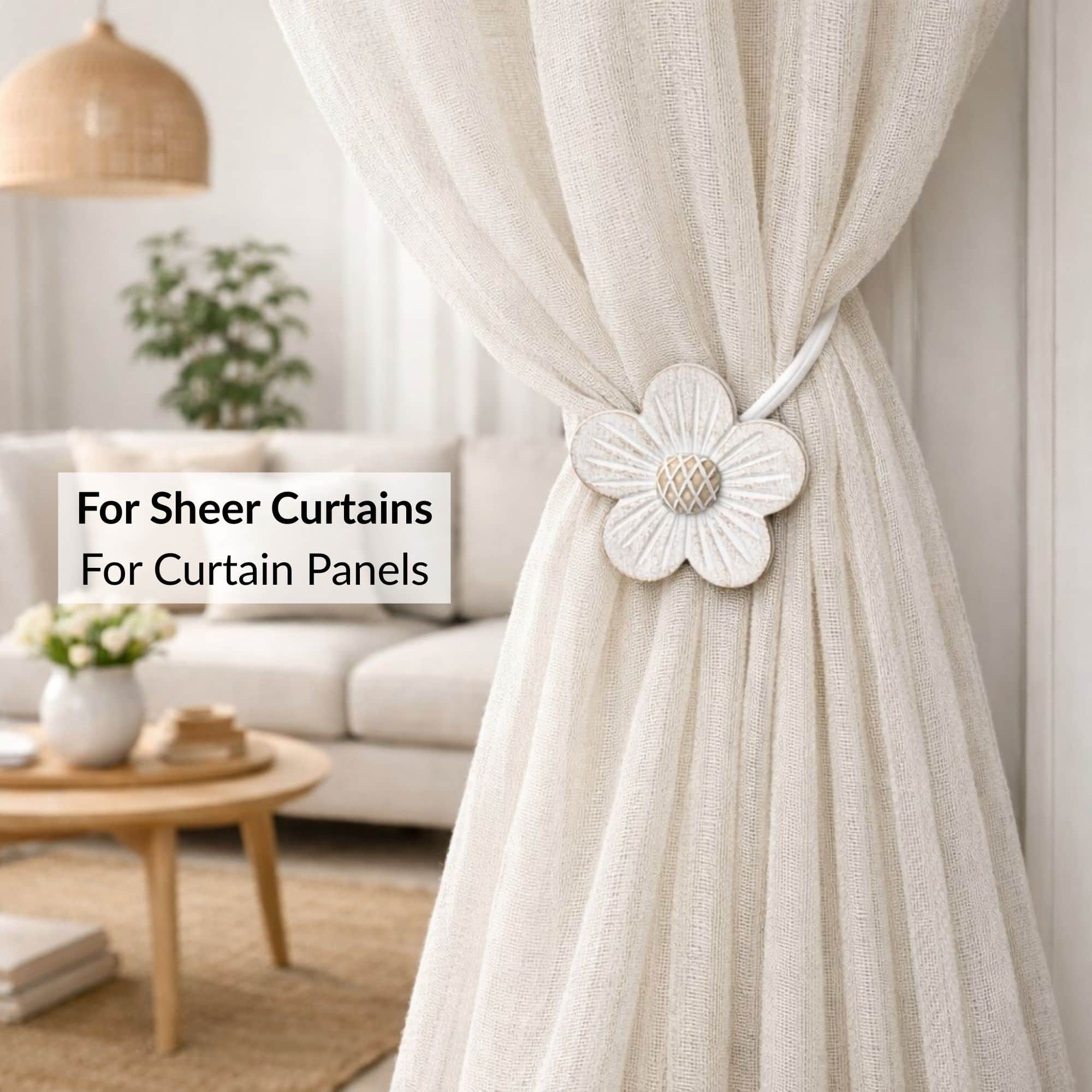 evideco-home-accessories-embrasse-rideau-fleur-blanc-dor image 7