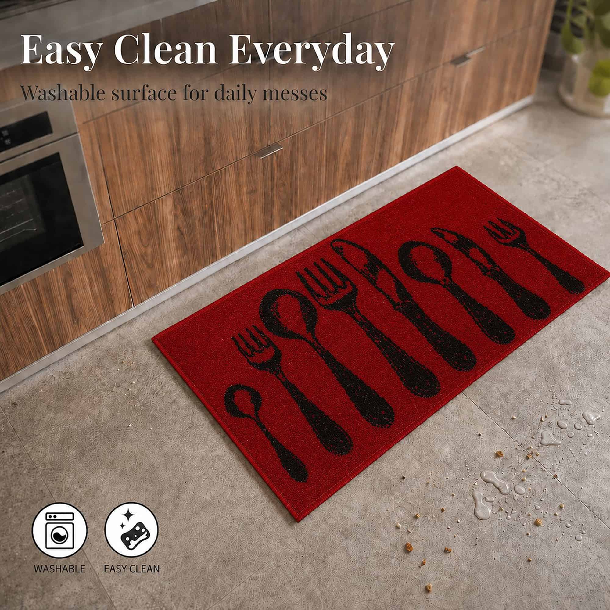 evideco-home-accessories-tapis-cuisine-rouge-couverts-81x51-cm image 7