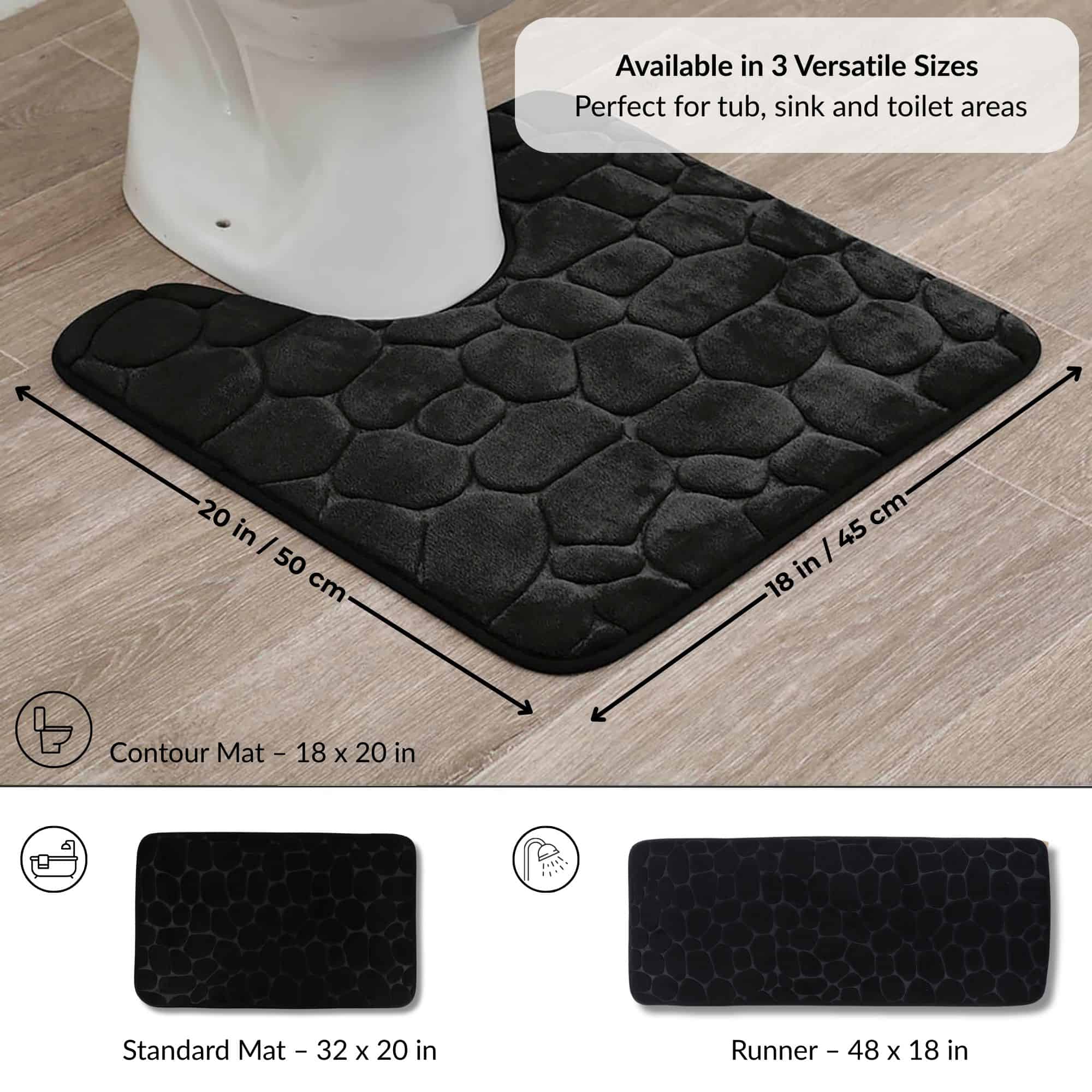 evideco-tapis-contour-wc-noir-galets-m-moire-45x50-lavable image 5