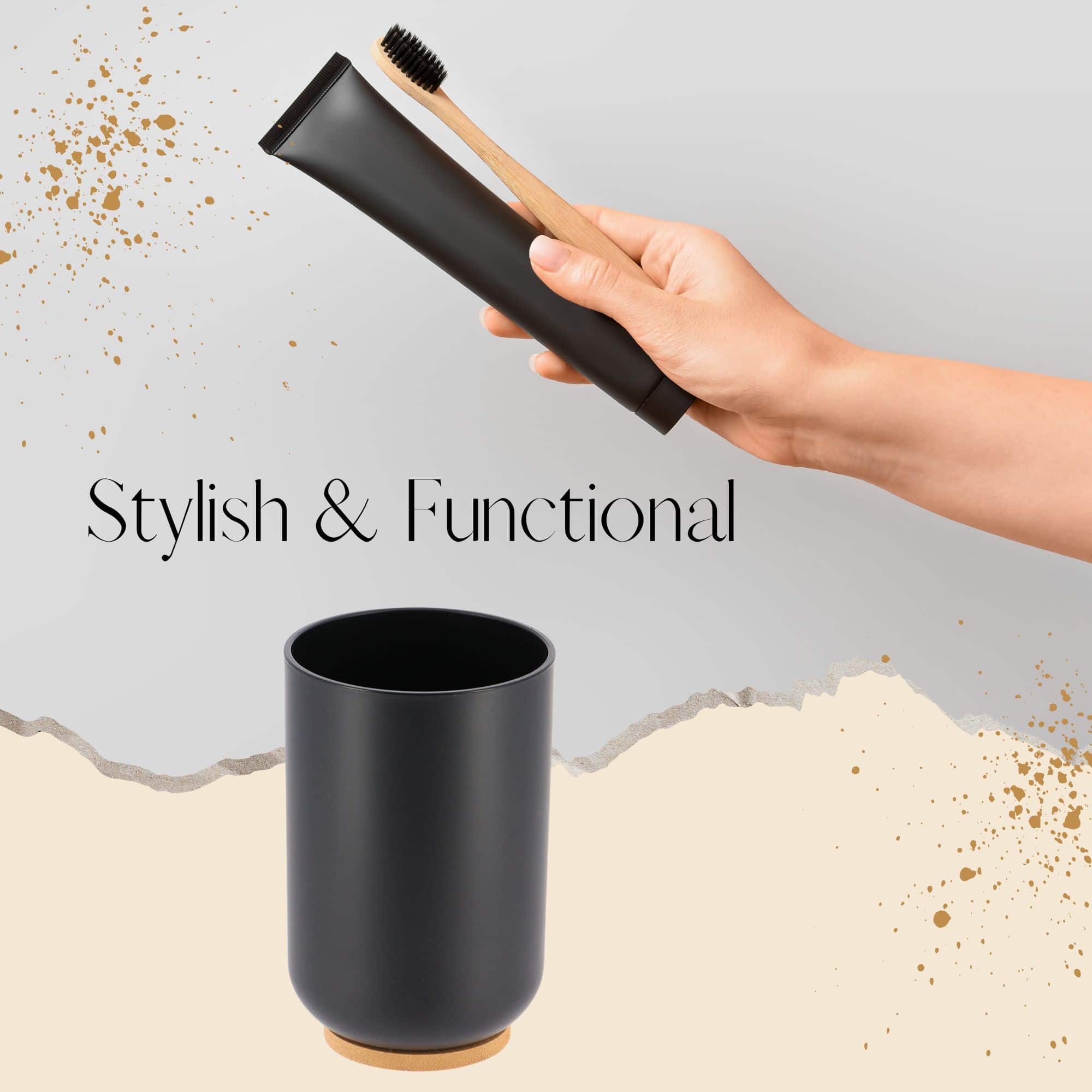 evideco-bathroom-accessories-gobelet-noir-bambou-padang-30-cl image 4